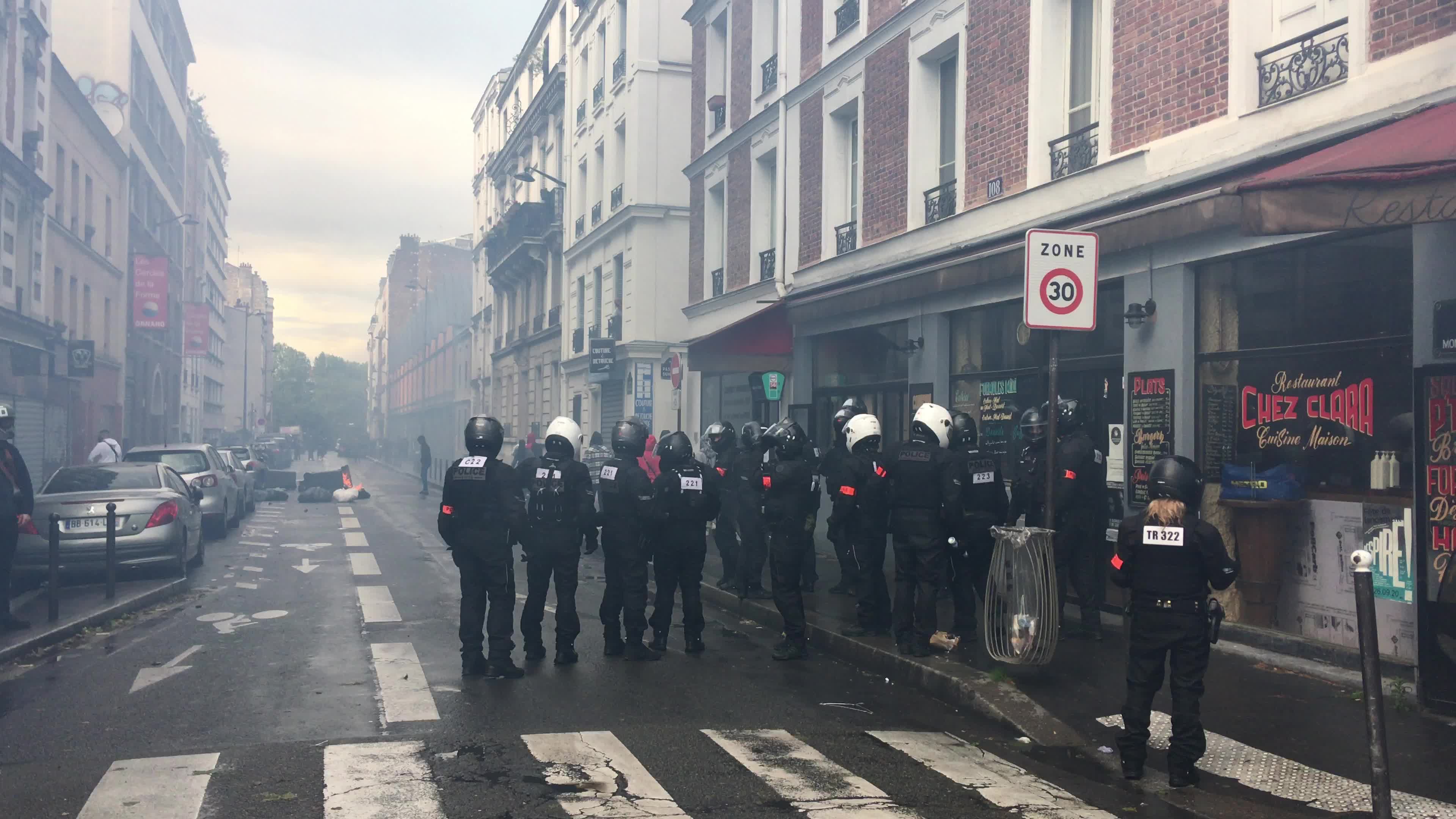Pro-Palestinian protest in Paris