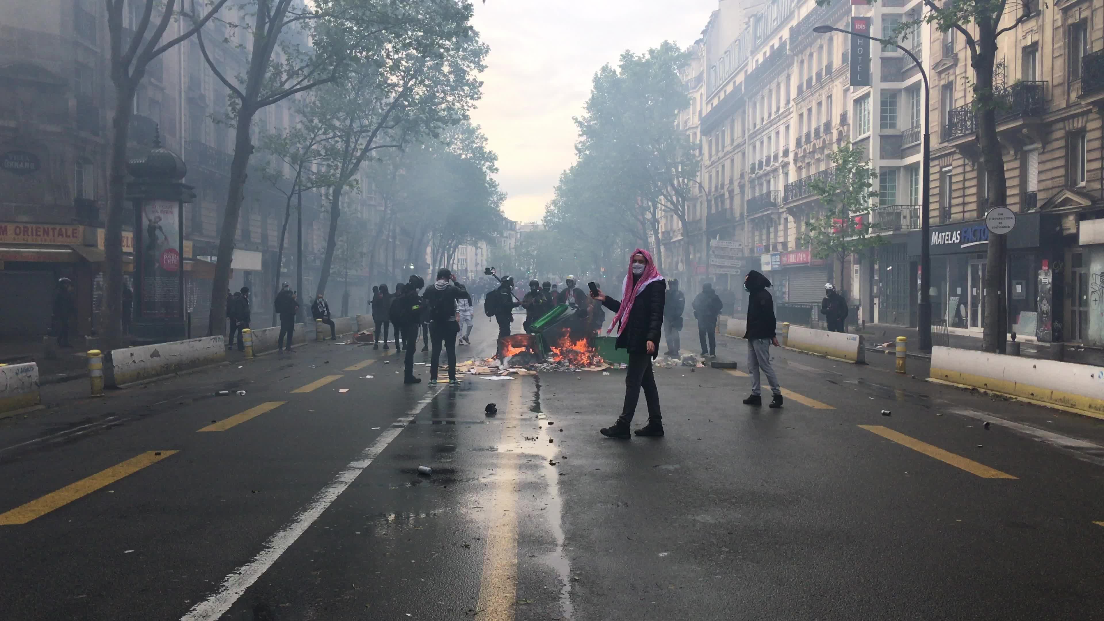 Pro-Palestinian protest in Paris