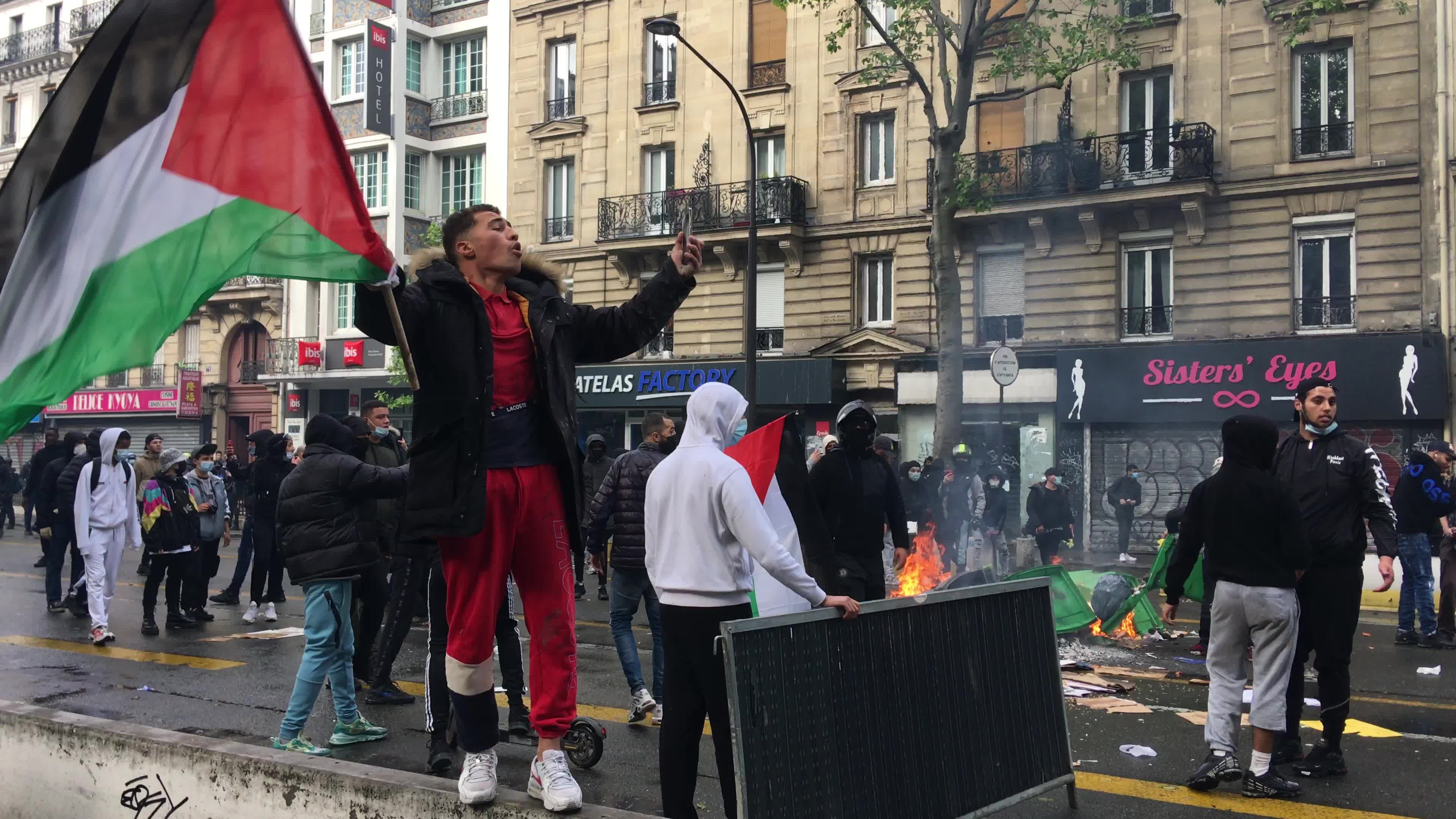 Pro-Palestinian protest in Paris