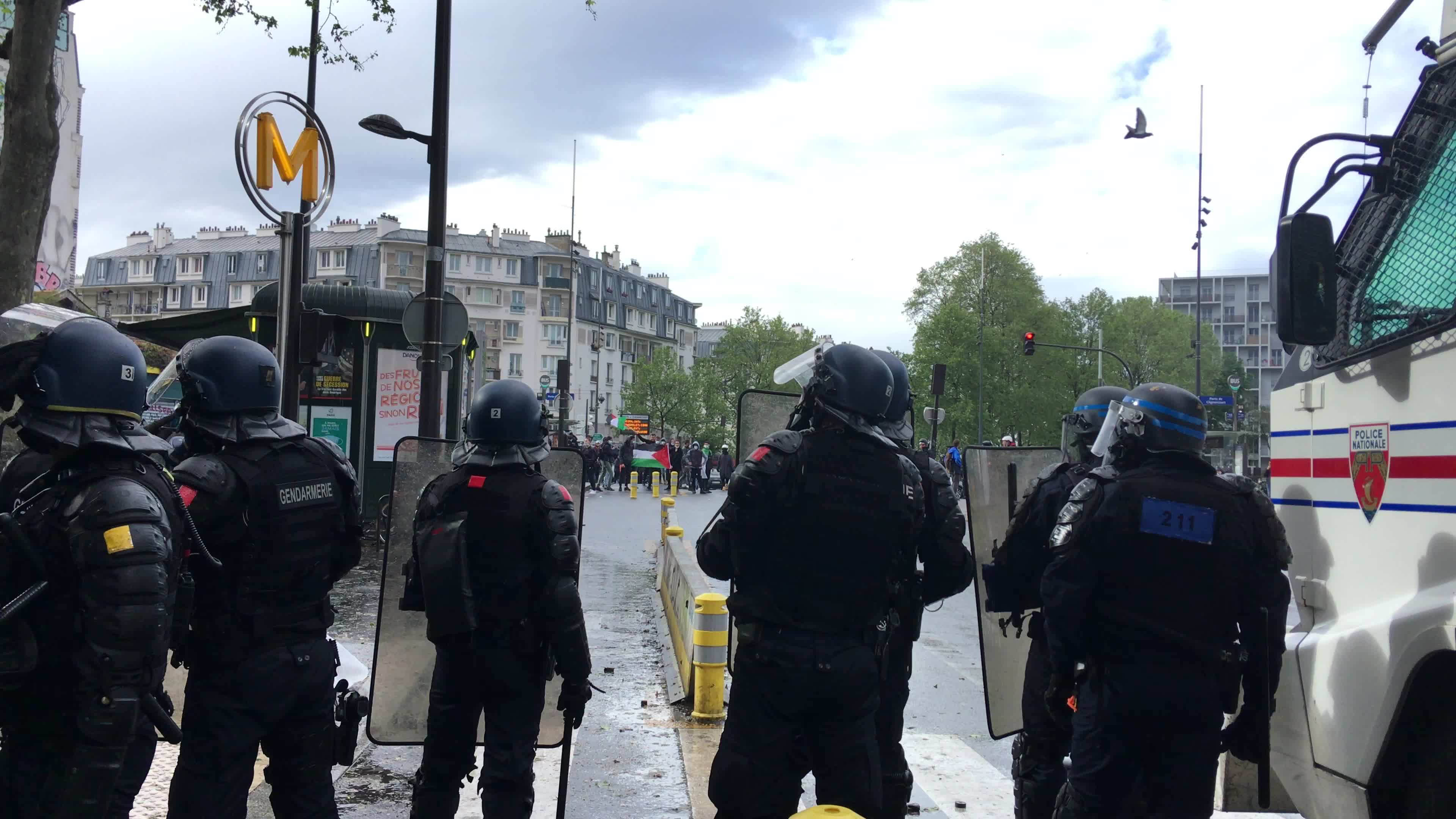 Pro-Palestinian protest in Paris