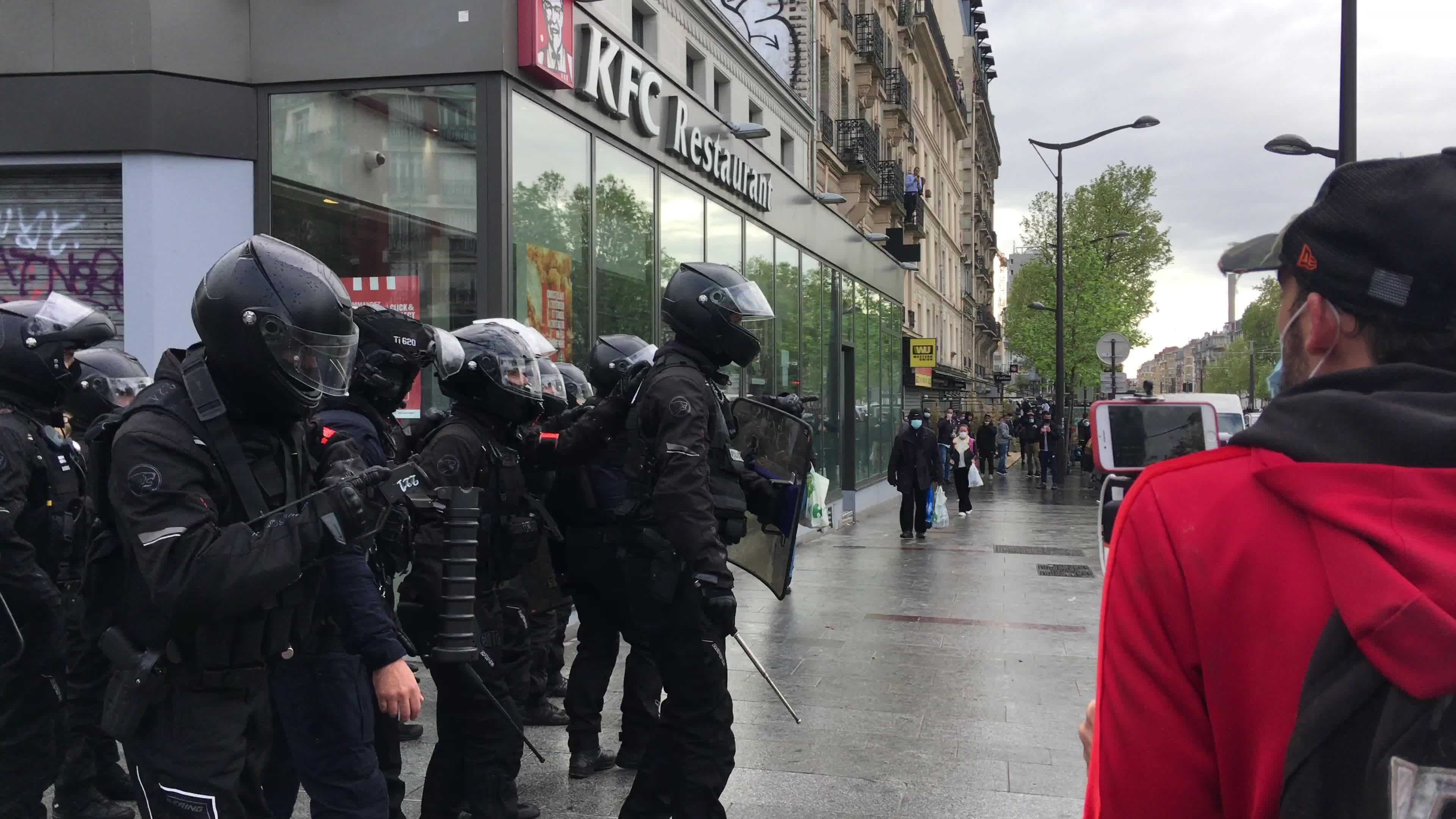 Pro-Palestinian protest in Paris