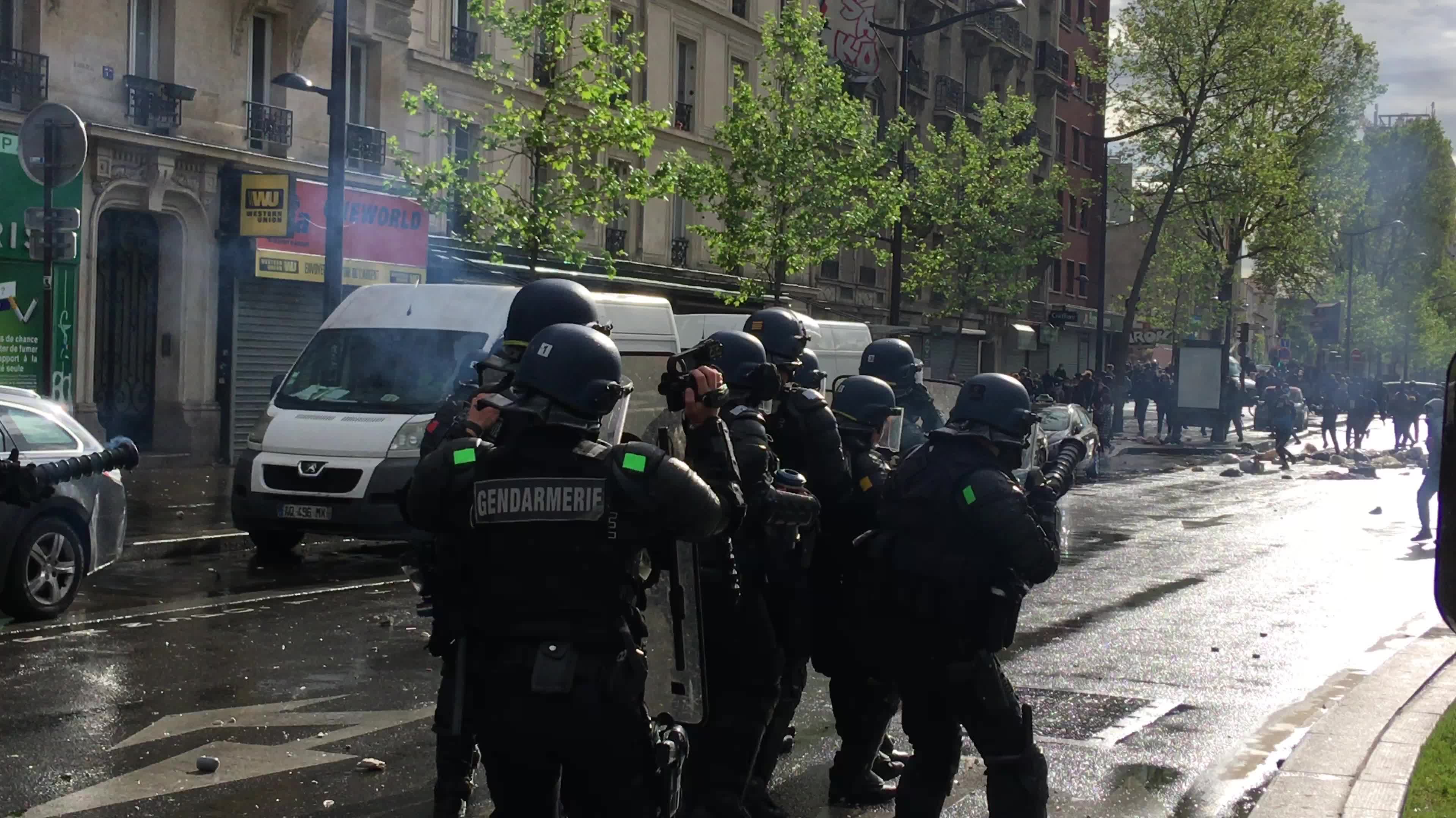 Pro-Palestinian protest in Paris