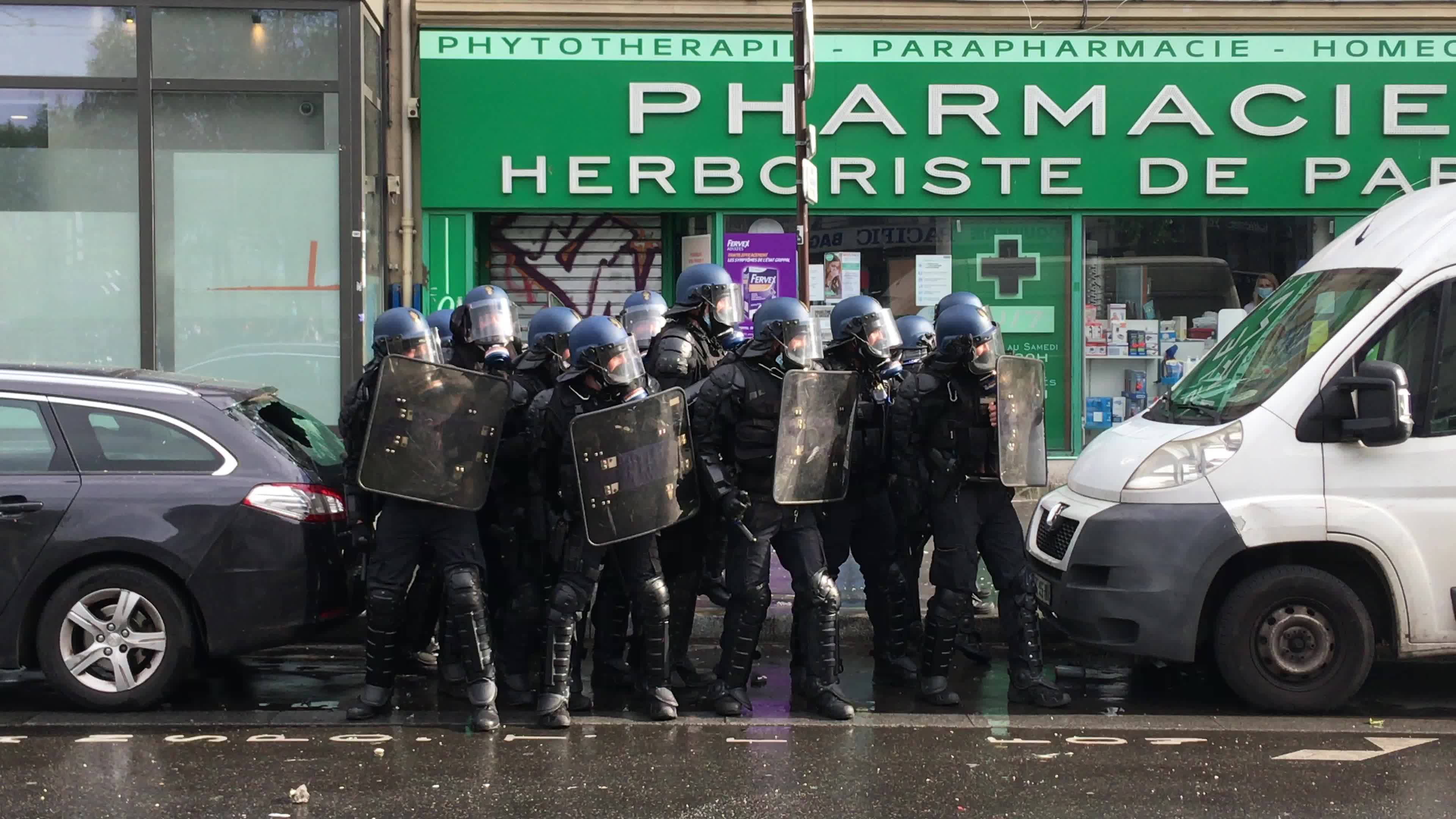 Pro-Palestinian protest in Paris