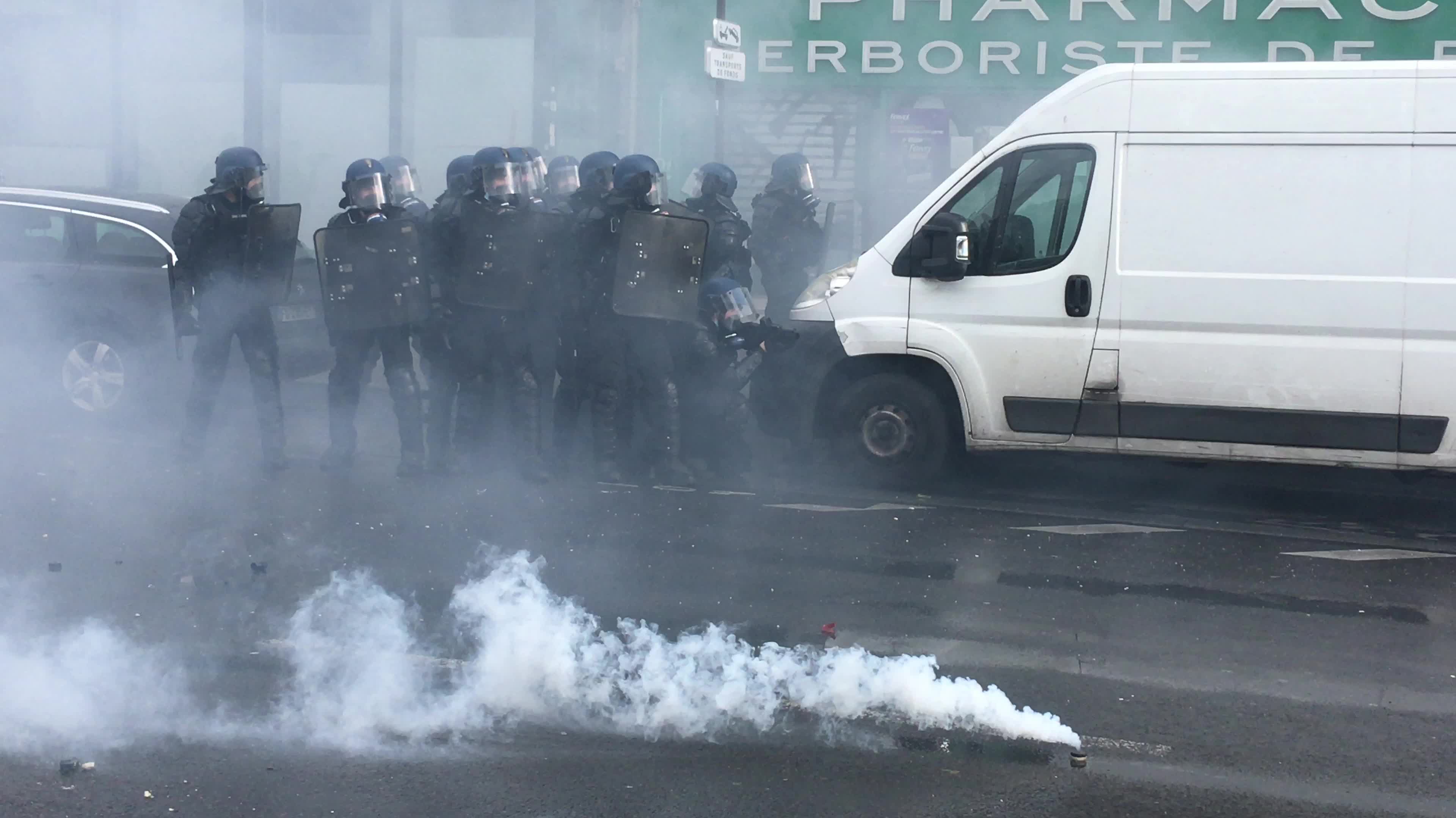 Pro-Palestinian protest in Paris