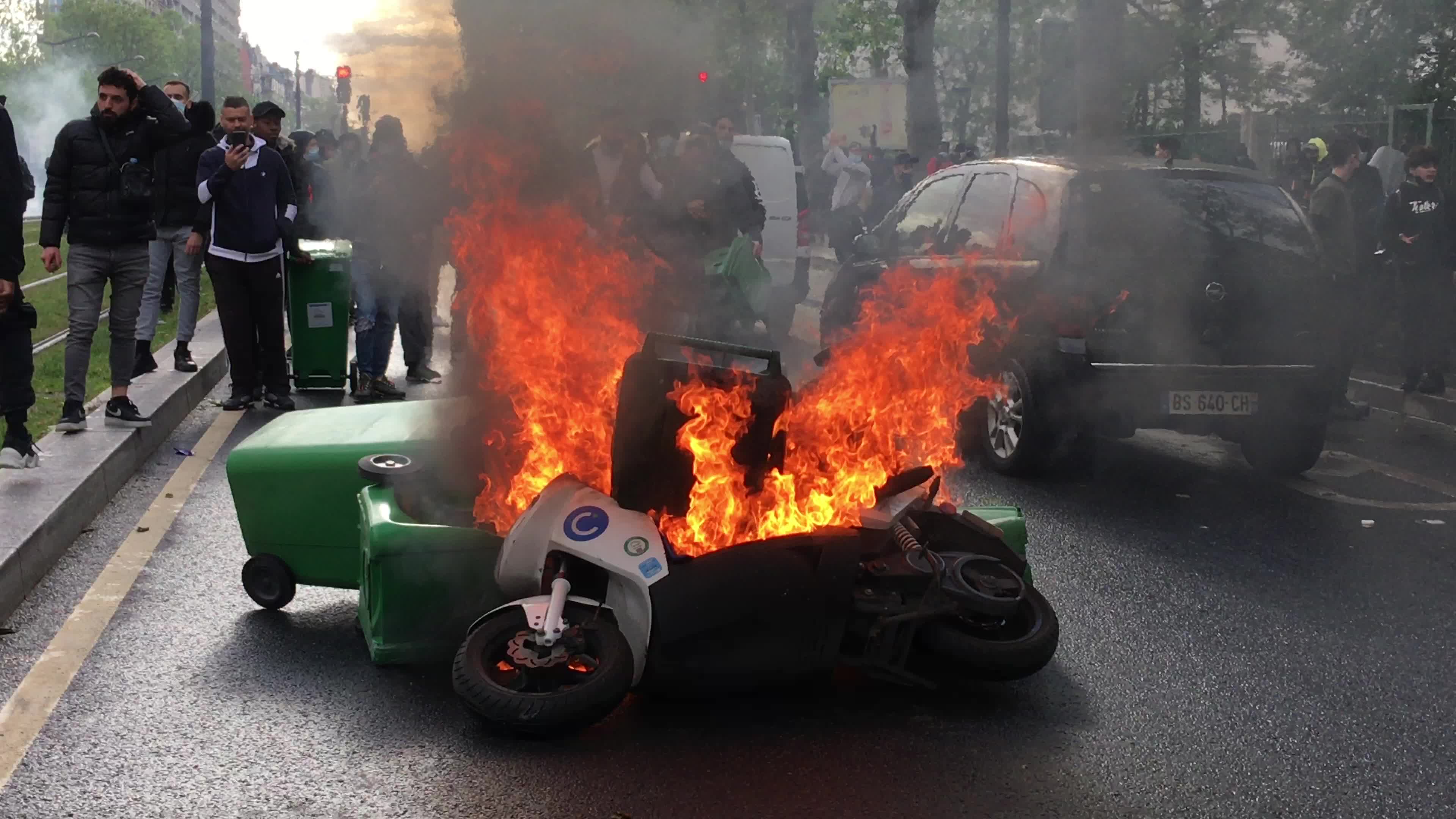 Pro-Palestinian protest in Paris