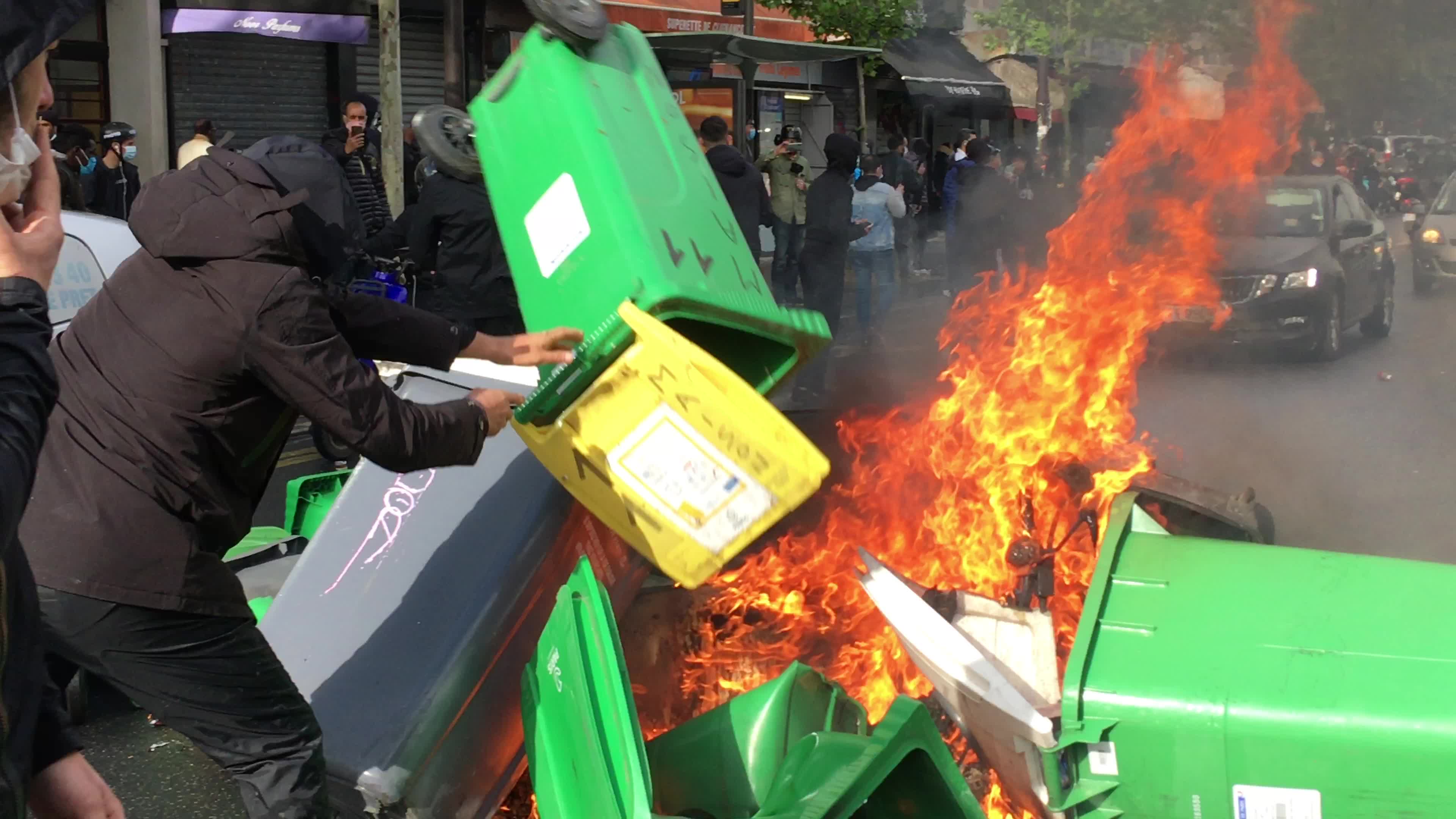 Pro-Palestinian protest in Paris