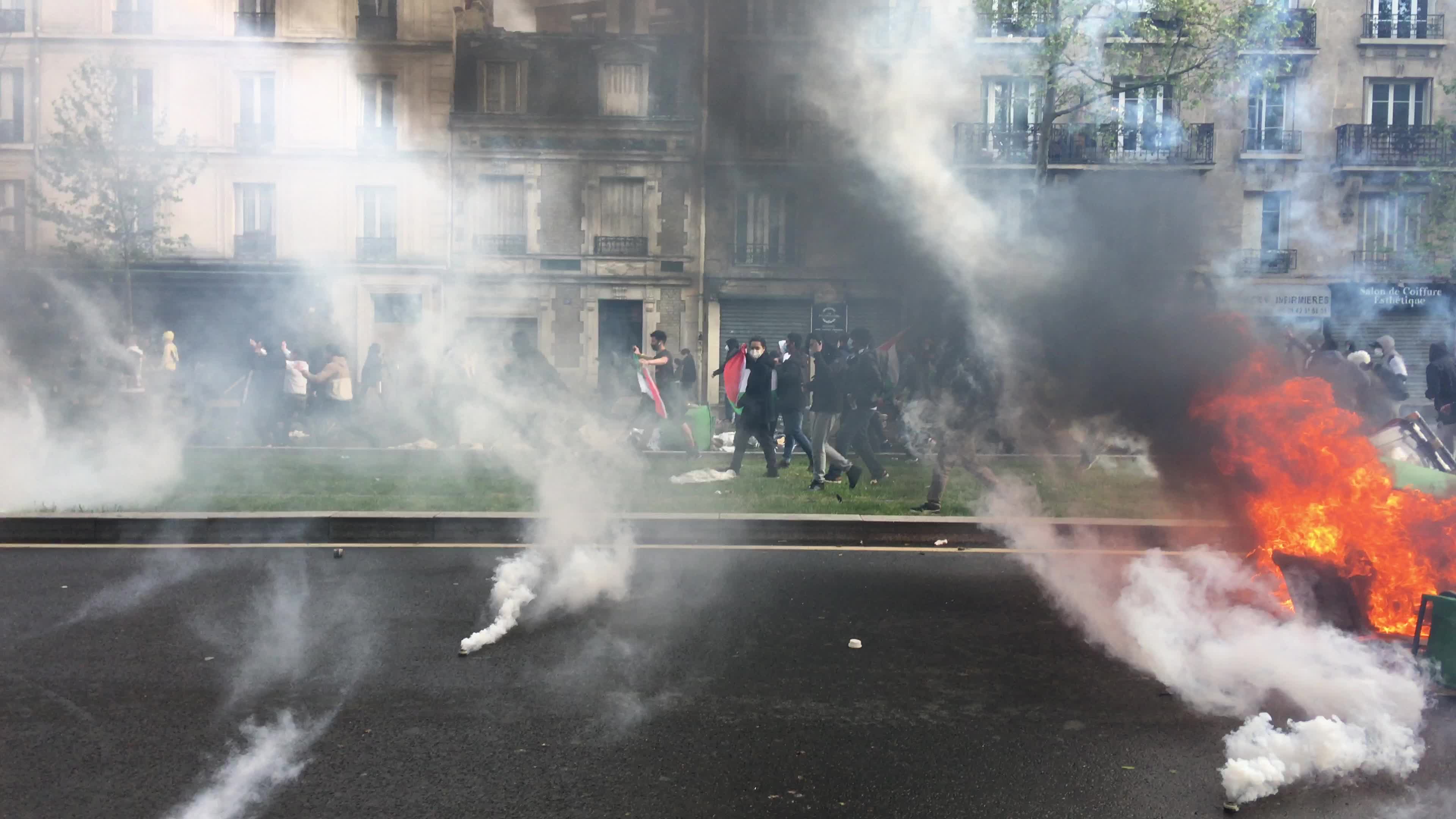 Pro-Palestinian protest in Paris