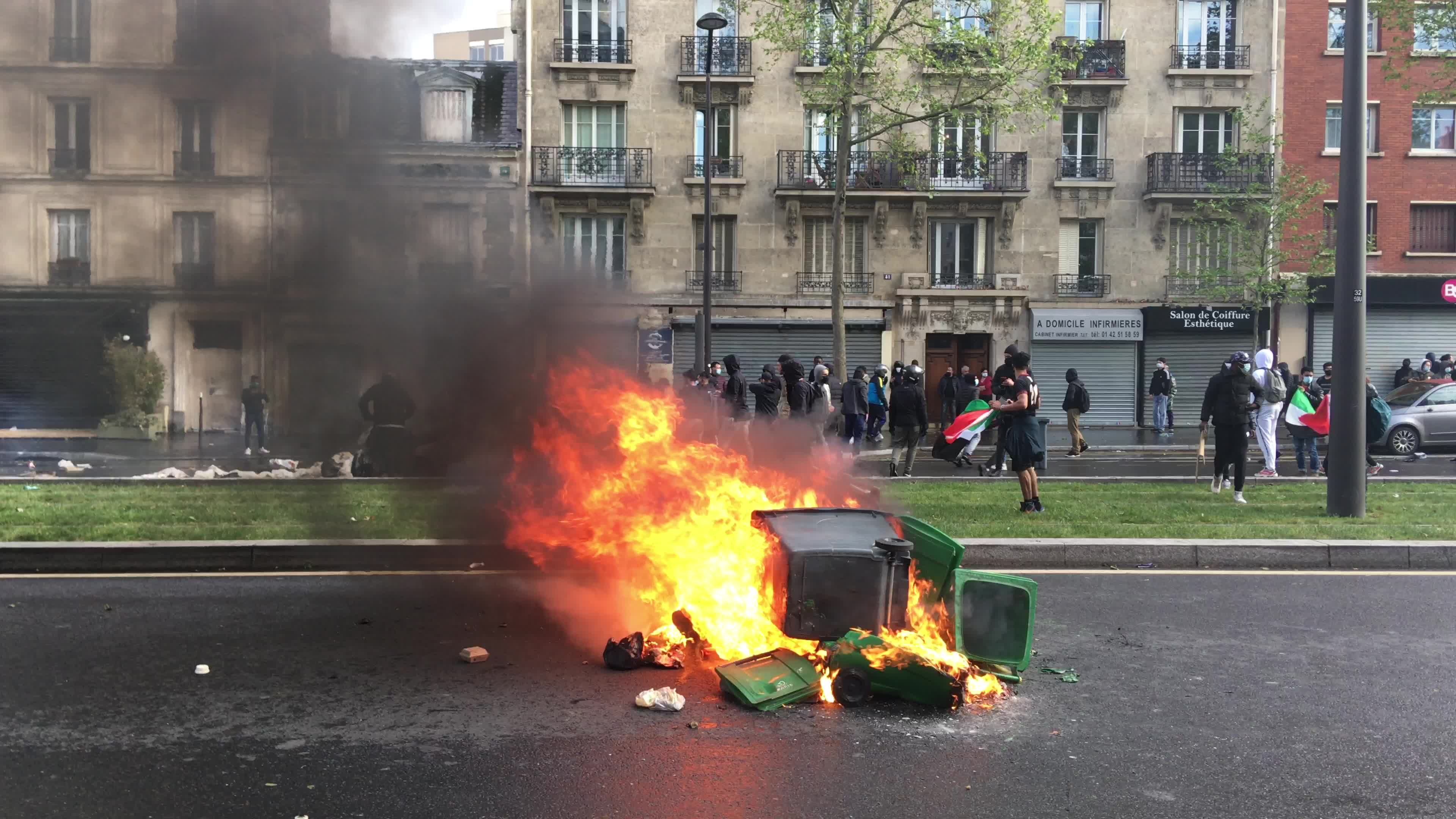 Pro-Palestinian protest in Paris