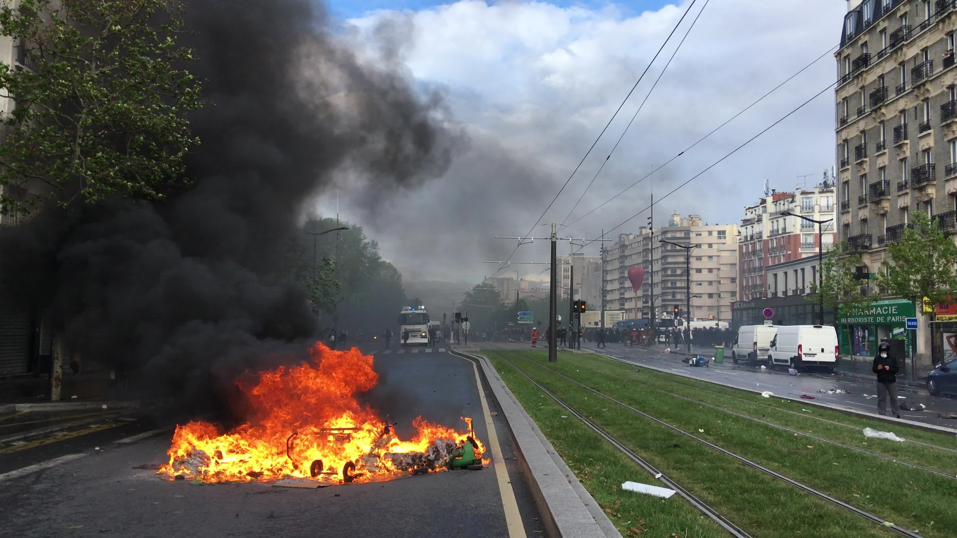 Pro-Palestinian protest in Paris
