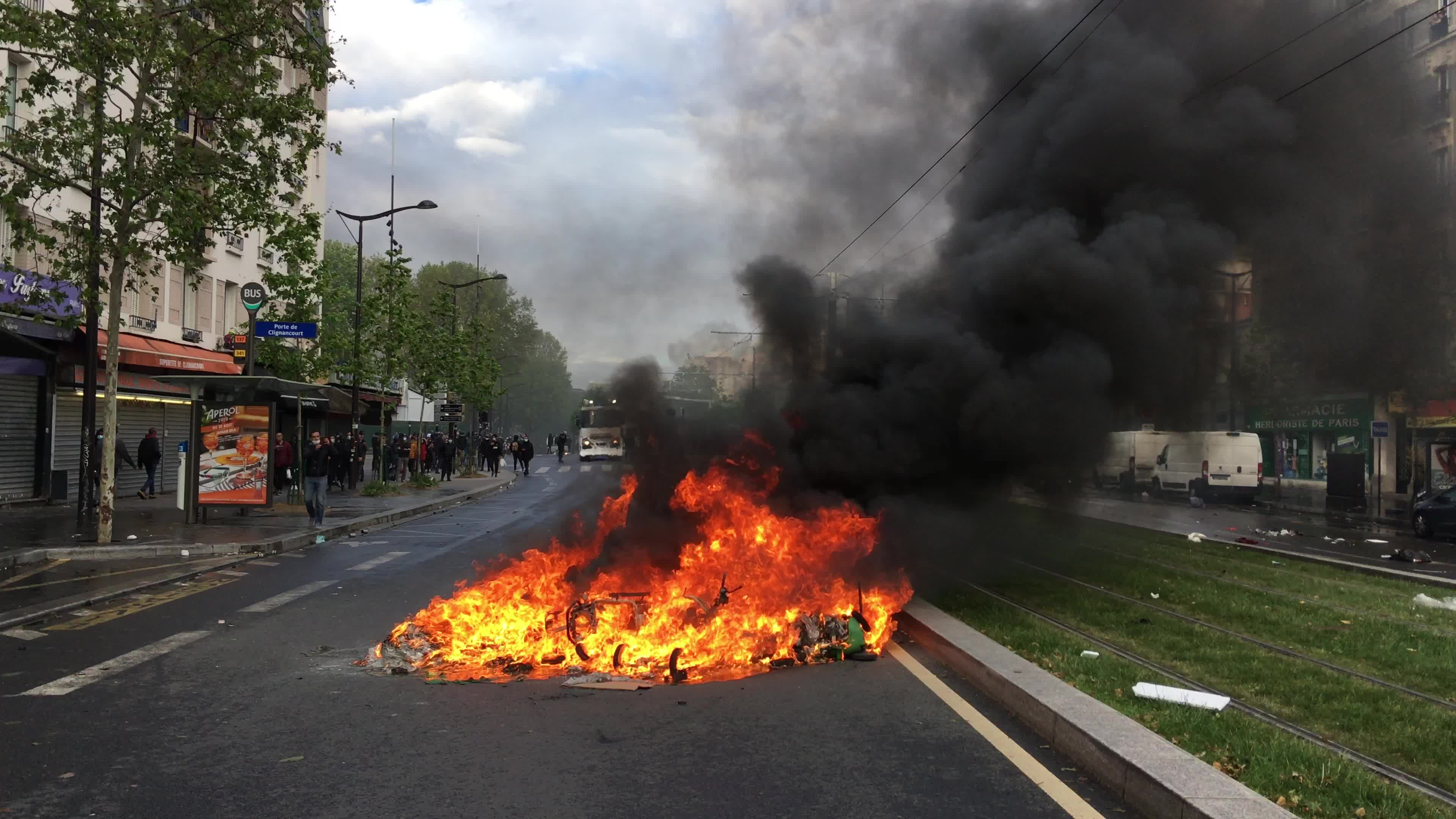 Pro-Palestinian protest in Paris
