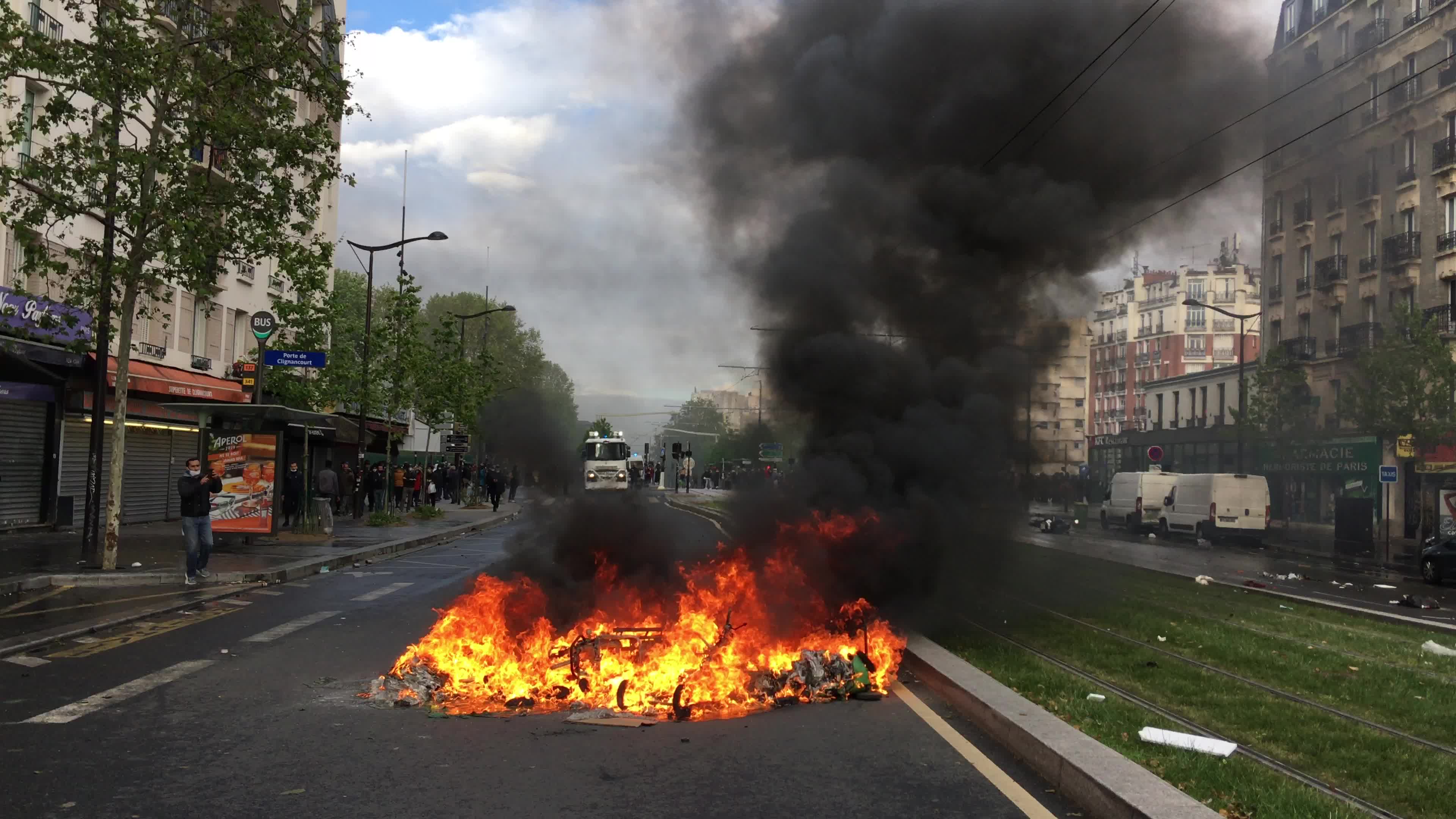 Pro-Palestinian protest in Paris