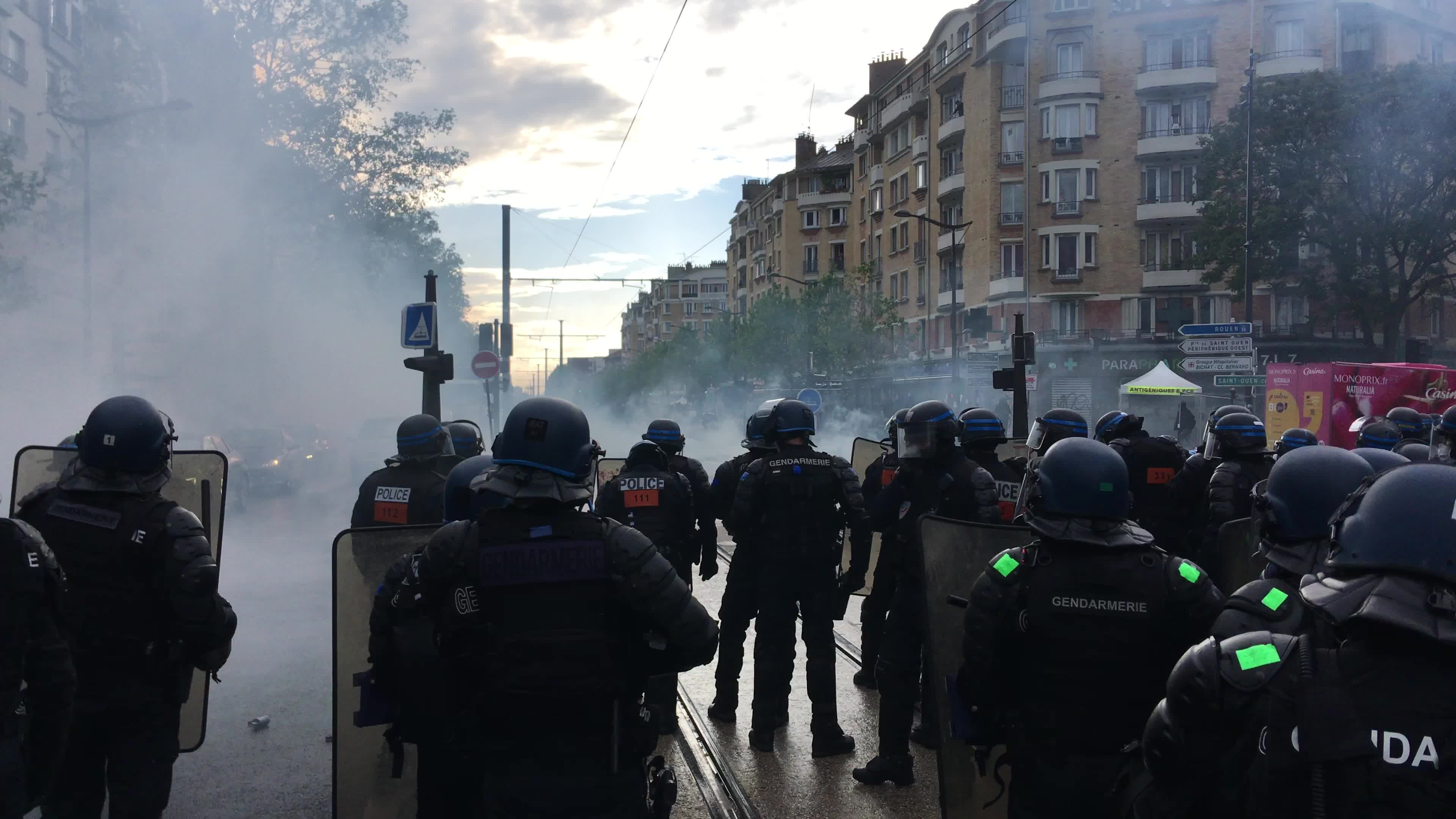 Pro-Palestinian protest in Paris