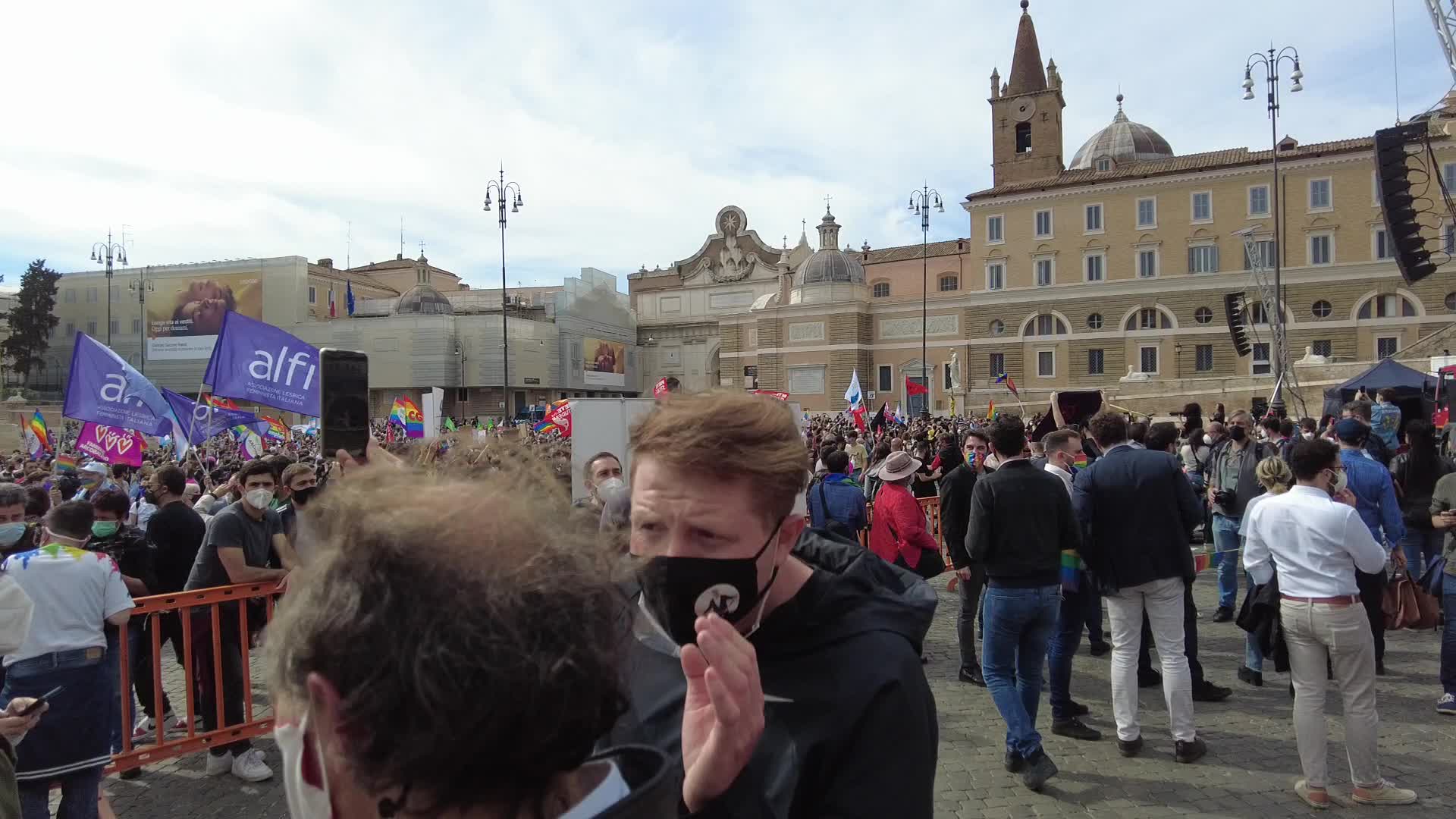 LGBTQ community rally in favor of DDL ZAN