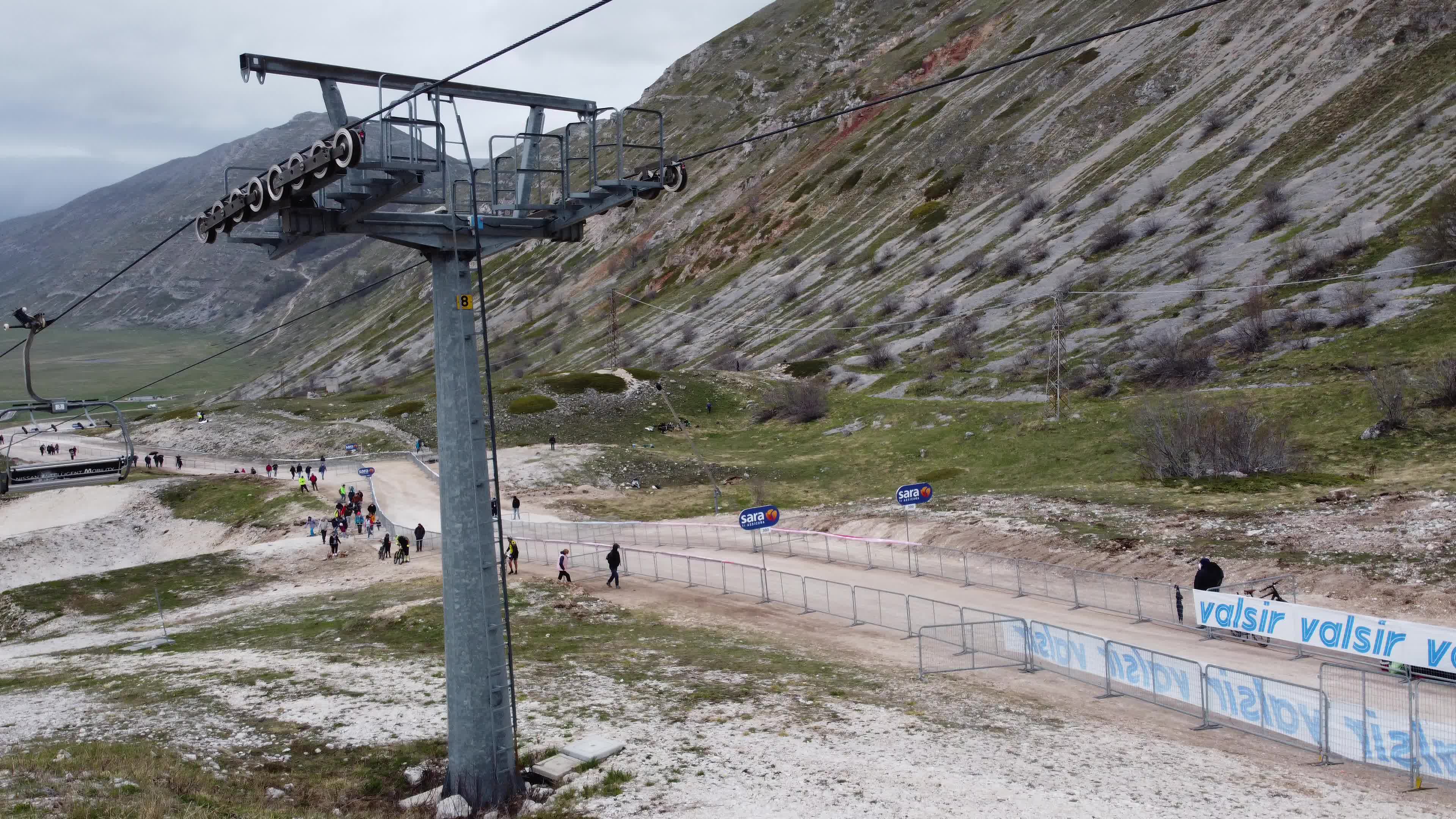 Giro d'Italia arrives in Campo Felice