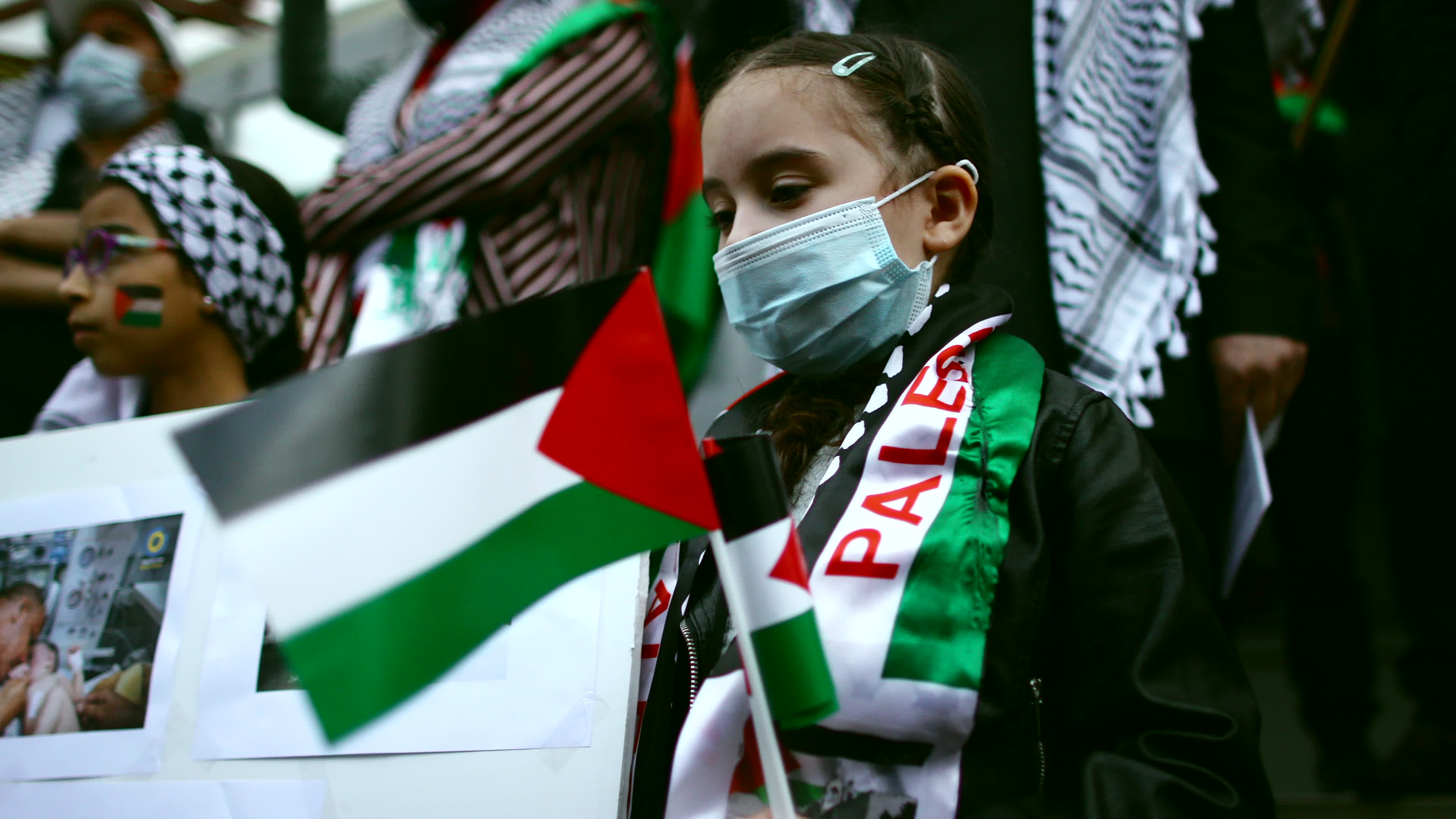 Hundreds rally in support of Palestine in Warsaw
