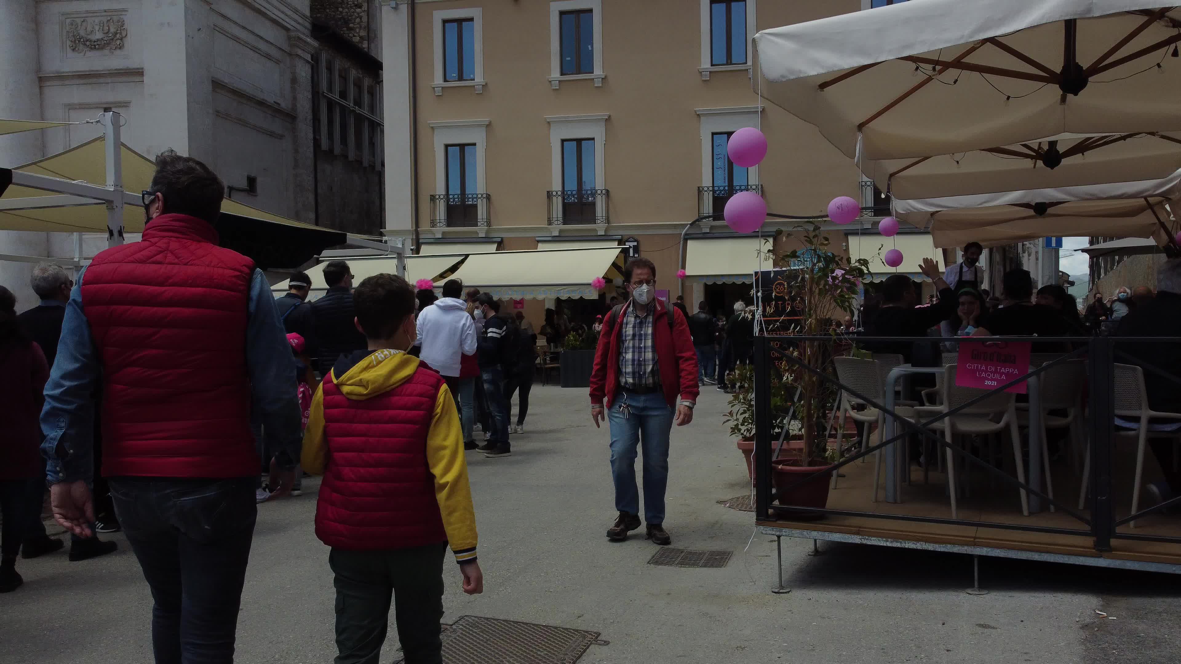 Giro d'Italia start in L'Aquila