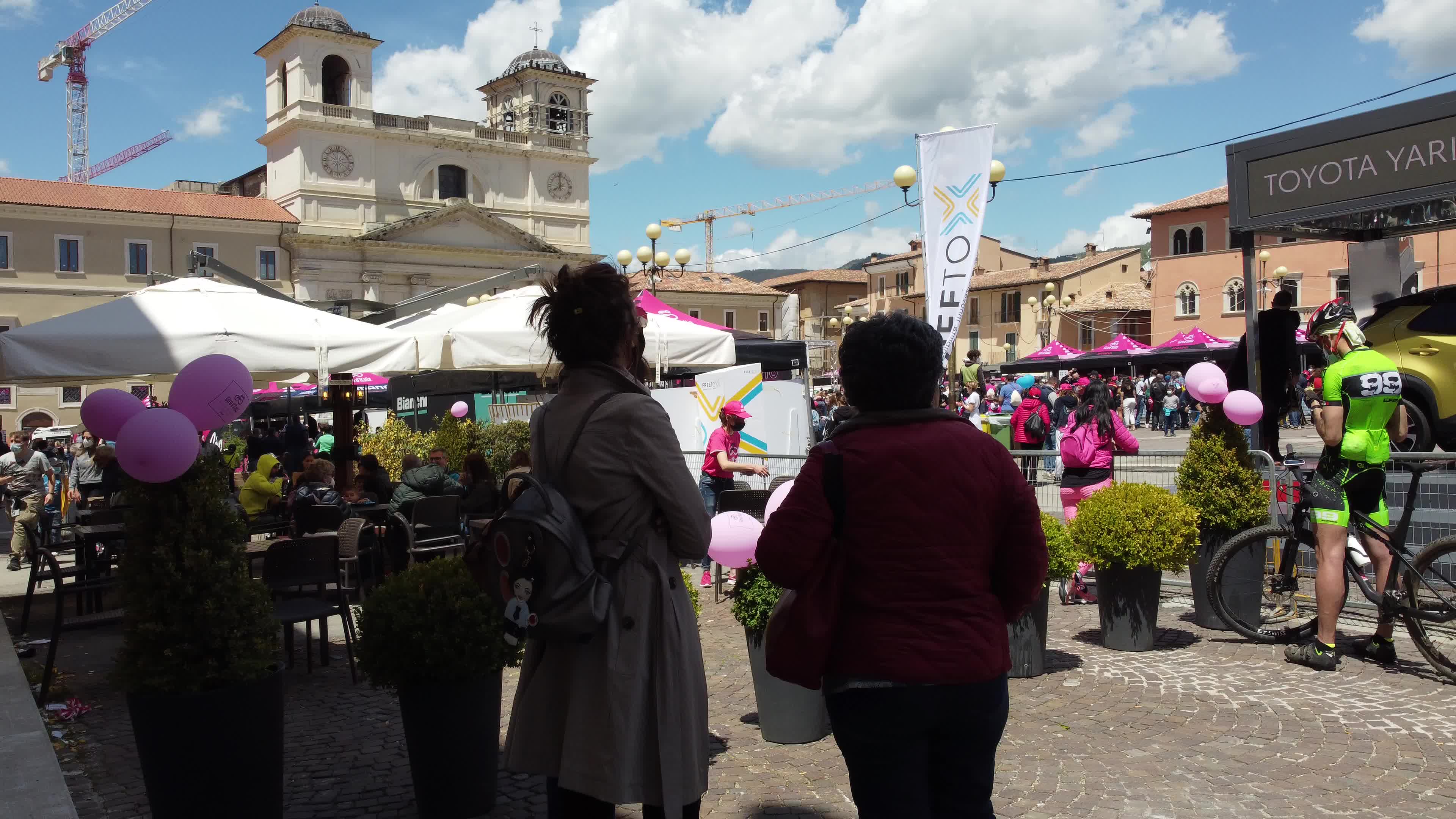 Giro d'Italia start in L'Aquila