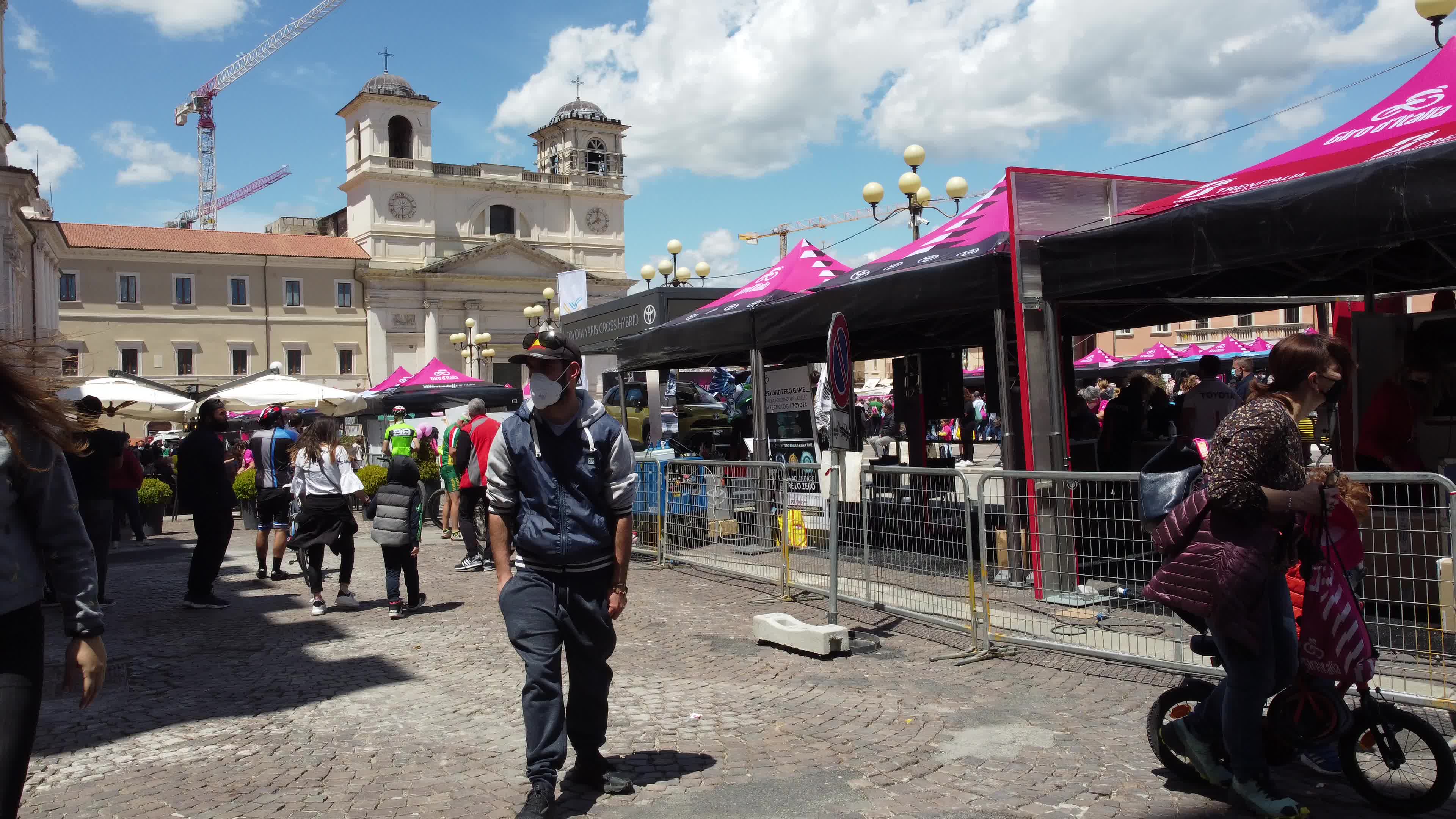 Giro d'Italia start in L'Aquila