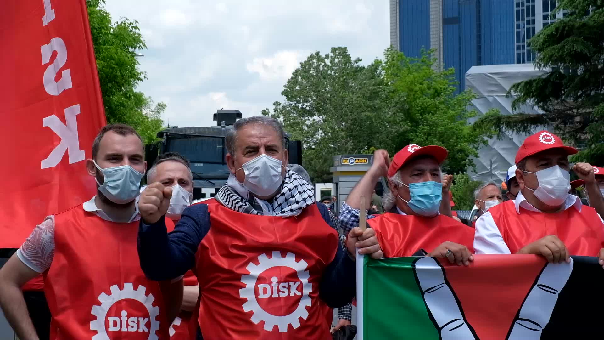 Demonstration in support of Palestine in Turkey