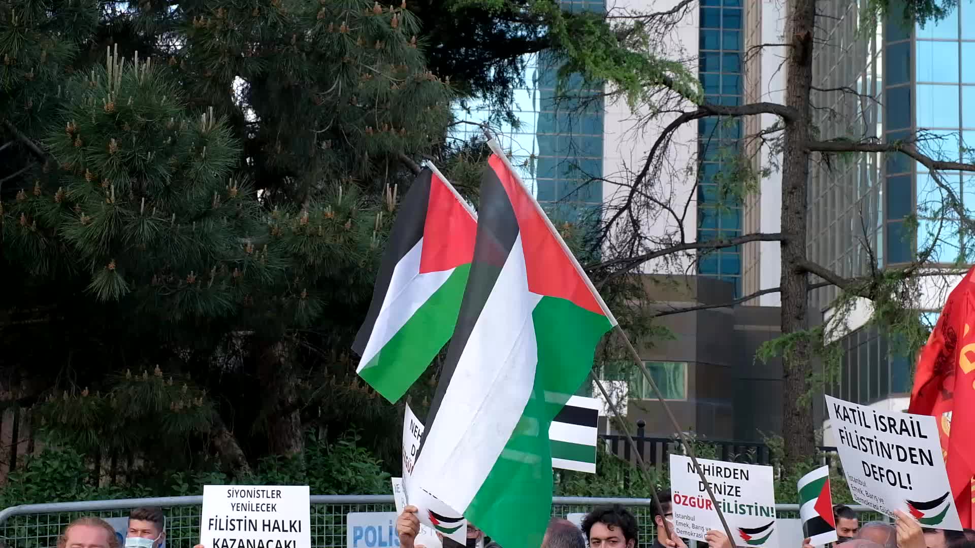 Demonstration in support of Palestine in Turkey