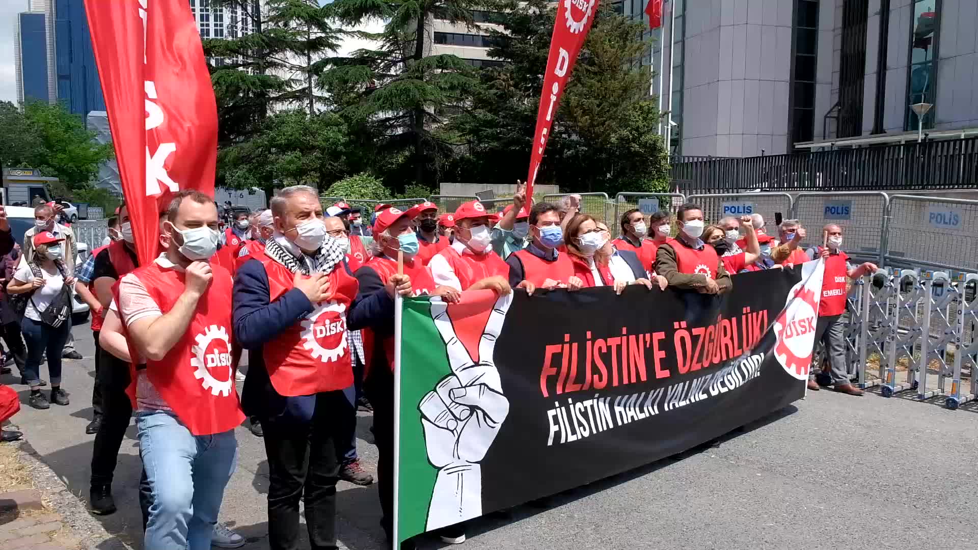 Demonstration in support of Palestine in Turkey