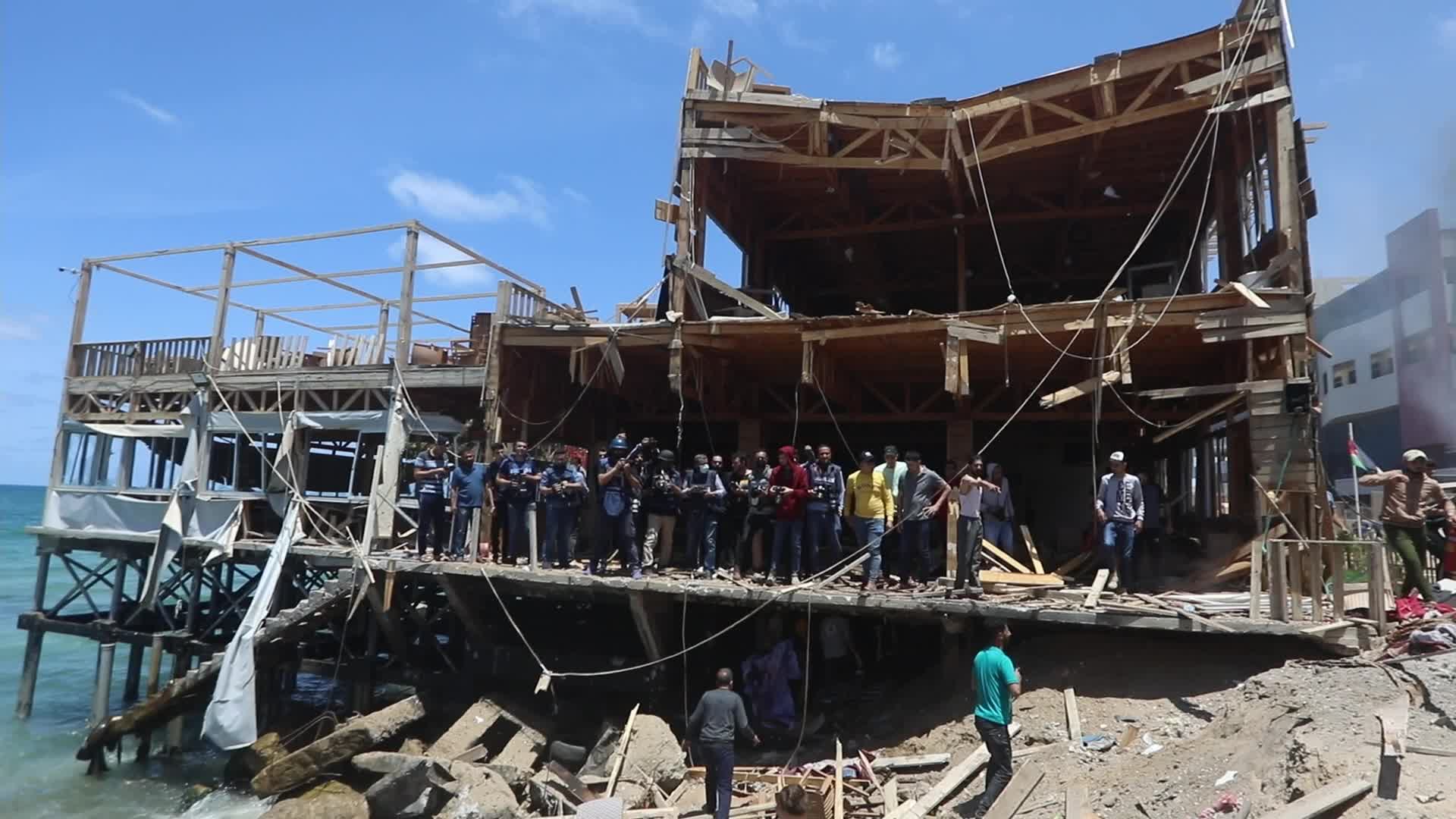 Israeli airstrike in Gaza City