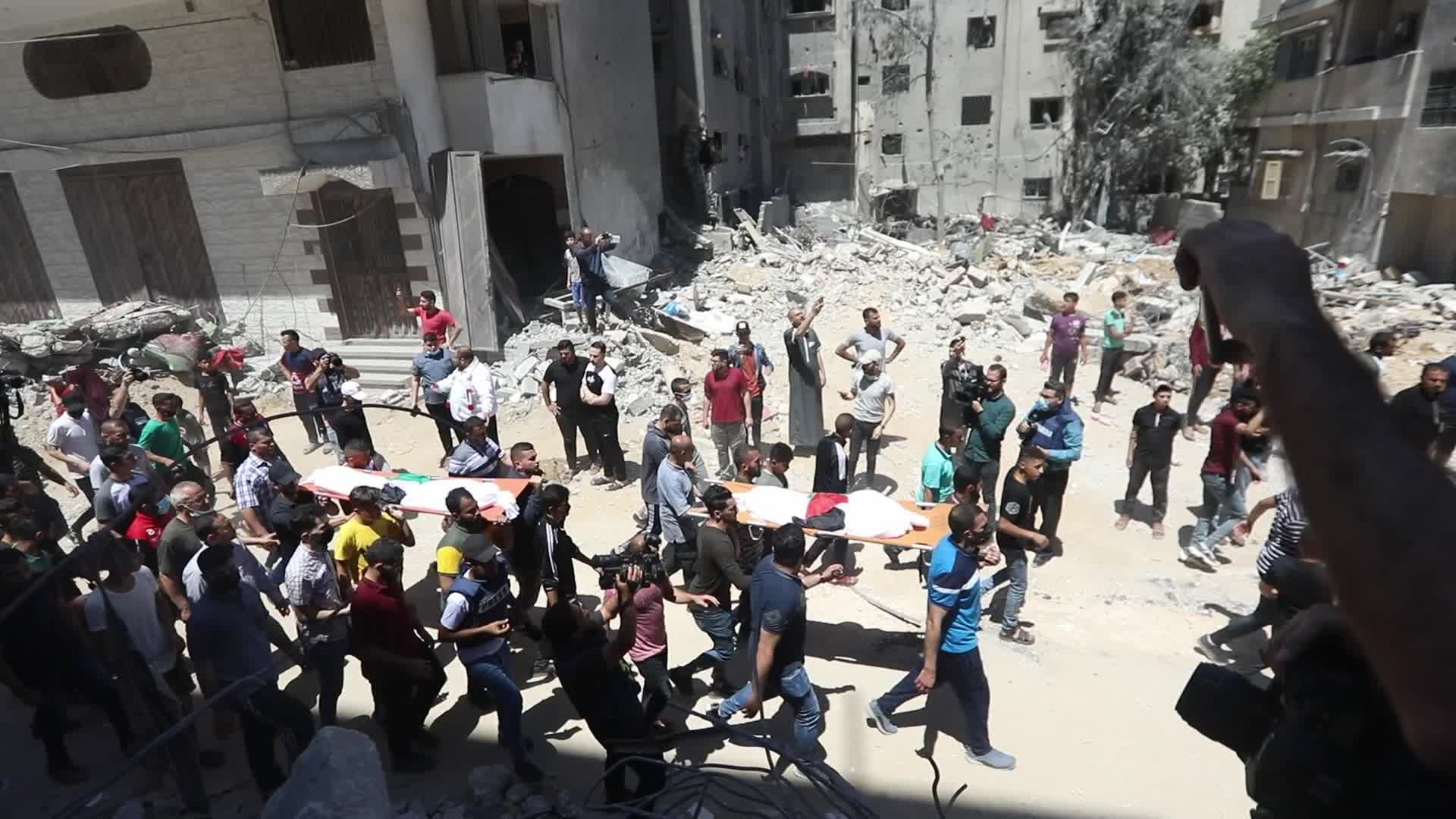 Ten family members killed in Israeli strike on Gaza