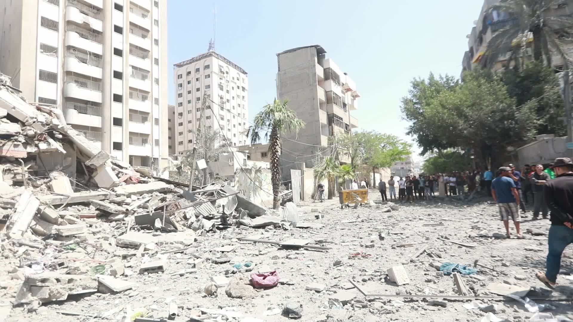 Israeli airstrike in Gaza City
