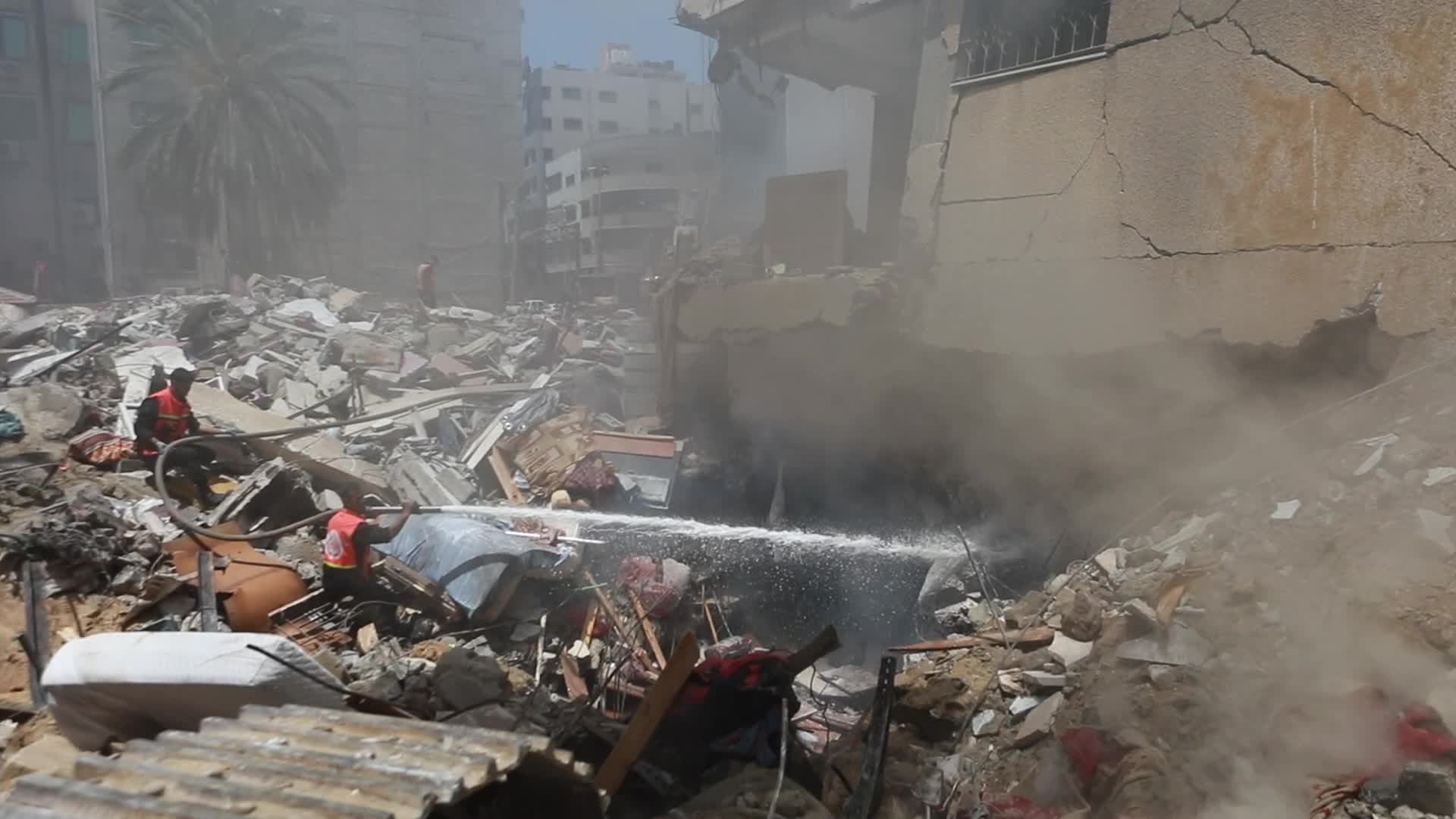Israeli airstrike in Gaza City