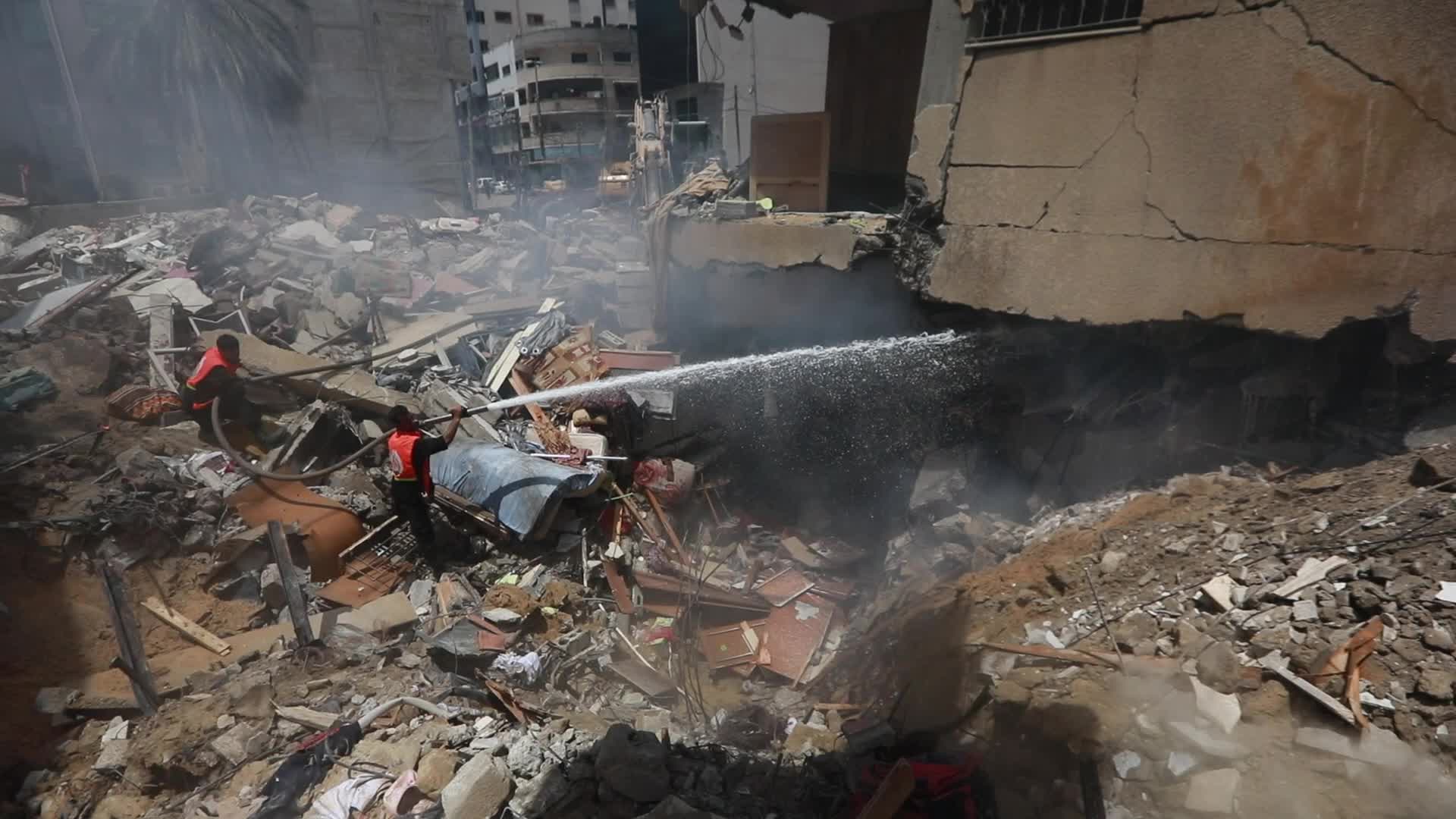 Israeli airstrike in Gaza City
