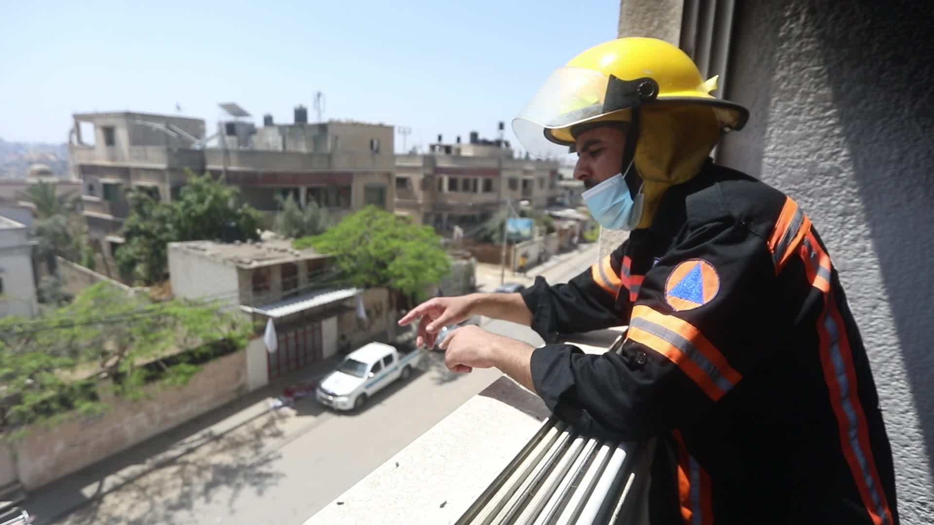 Israeli airstrike in Gaza City