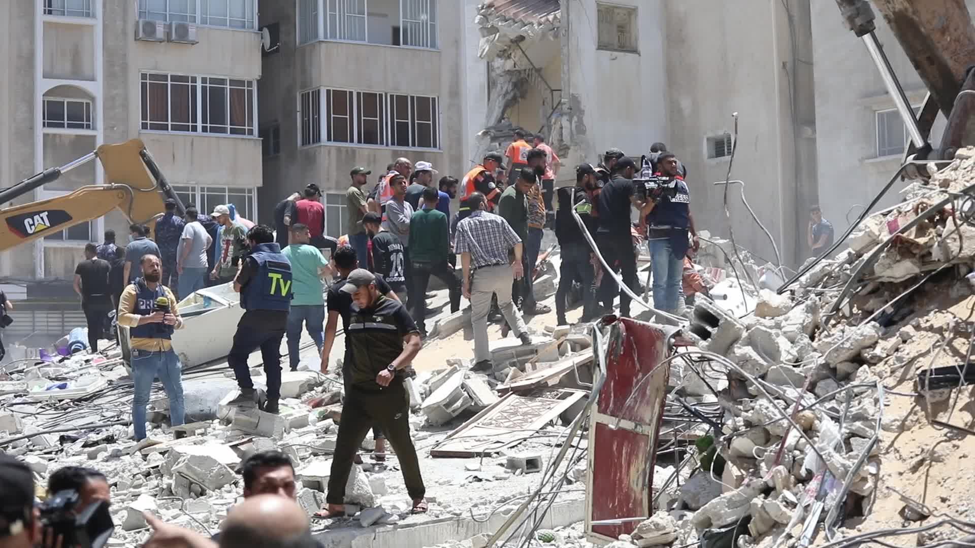 Israeli airstrike in Gaza City