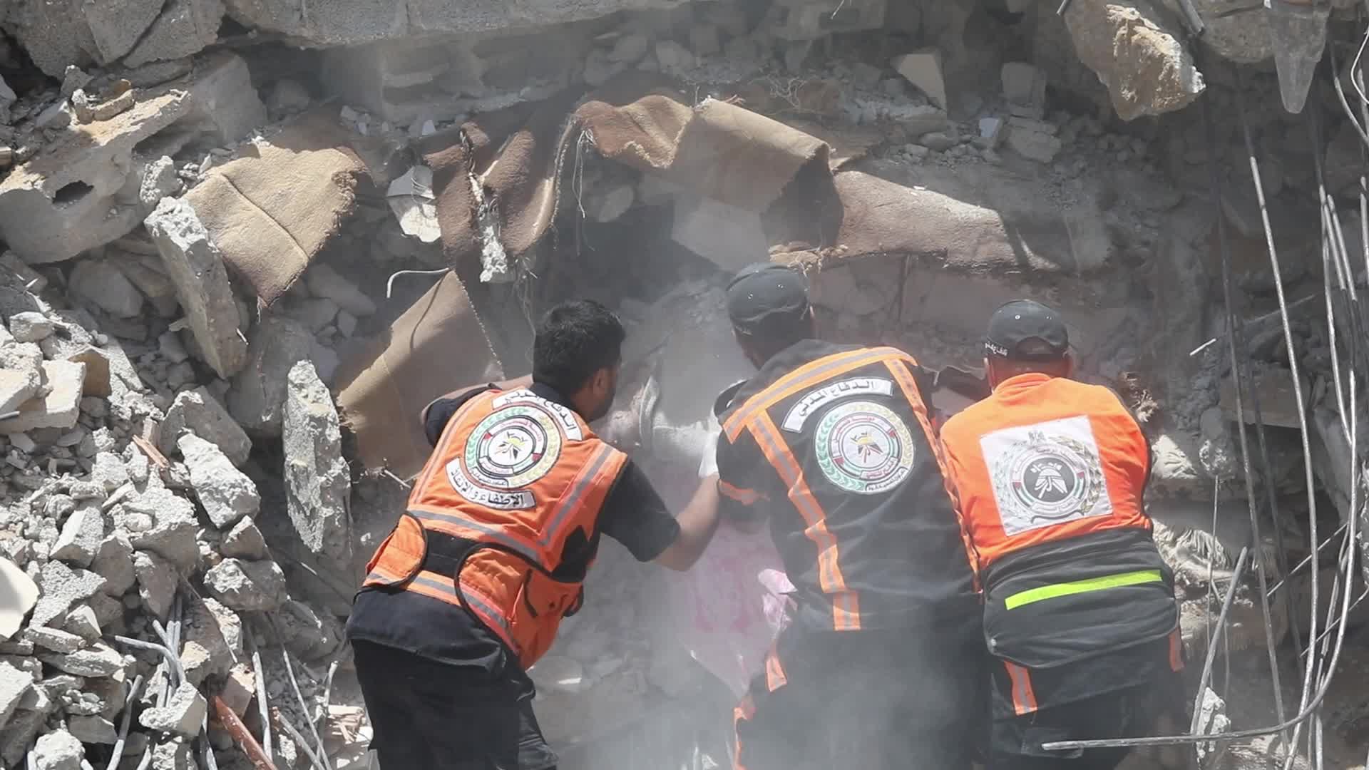 Israeli airstrike in Gaza City
