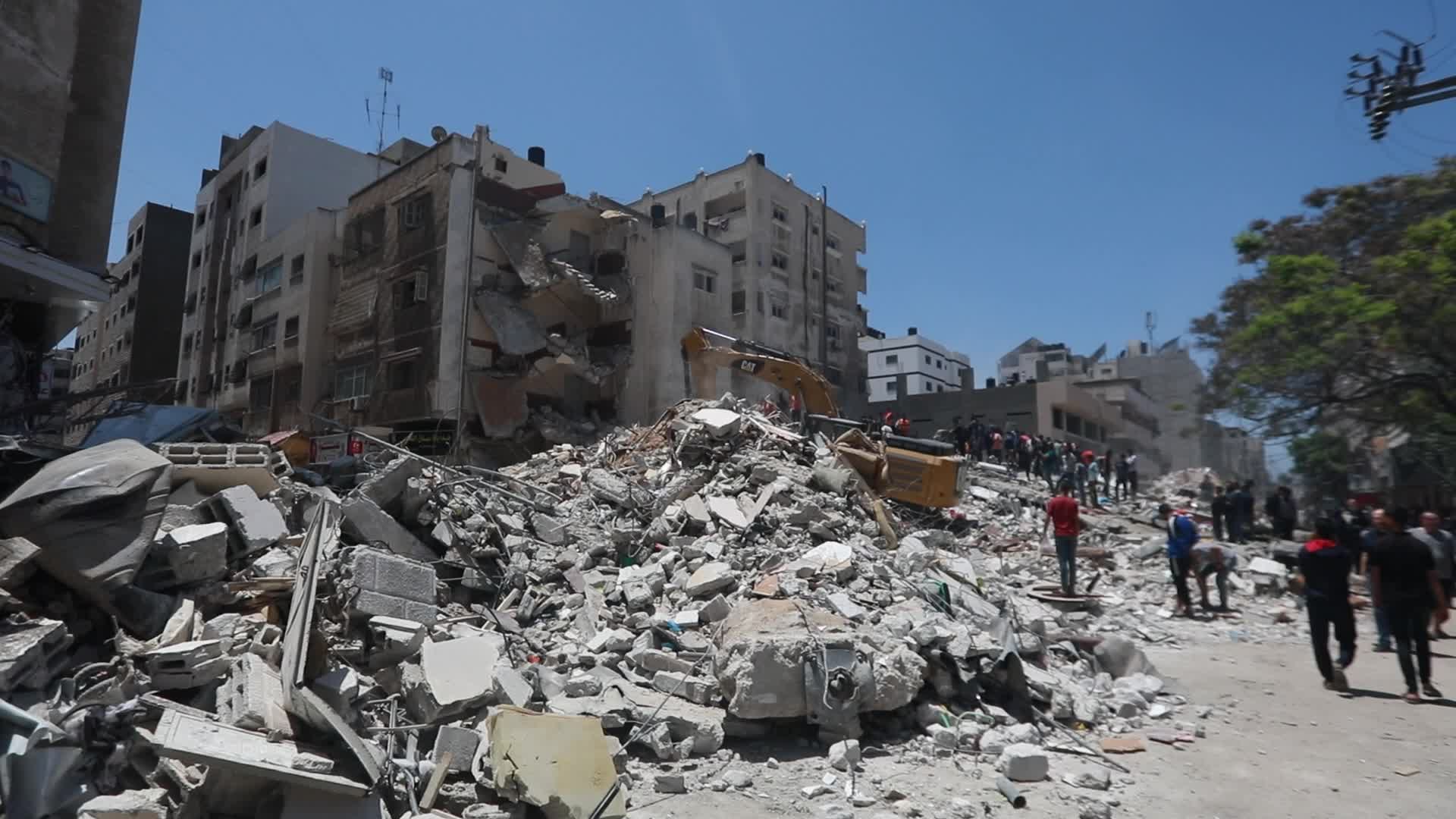 Israeli airstrike in Gaza City