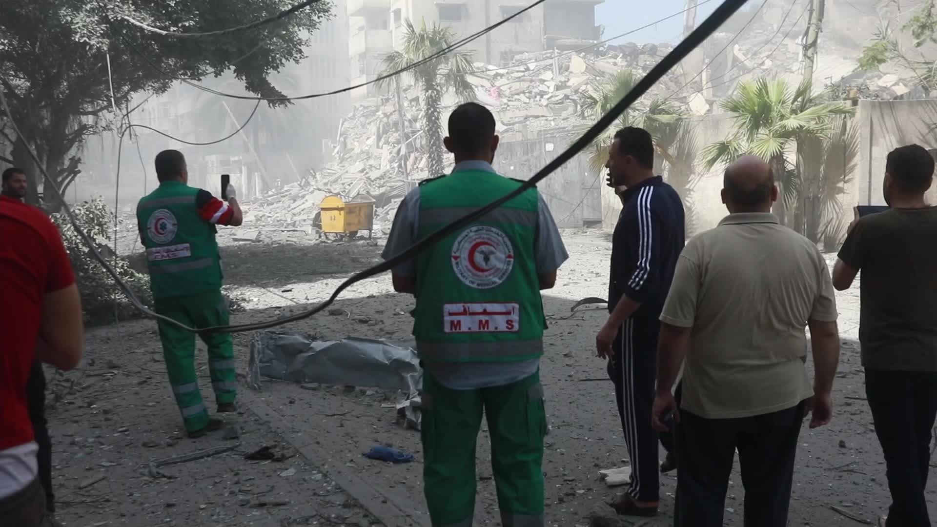 Israeli airstrike in Gaza City