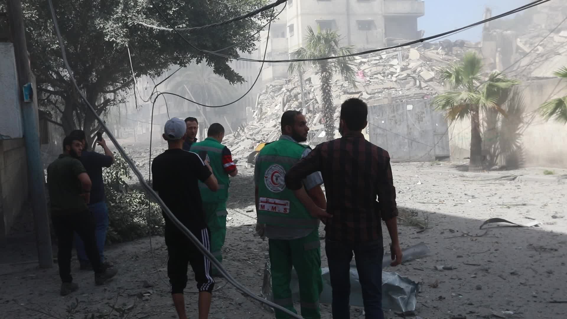Israeli airstrike in Gaza City