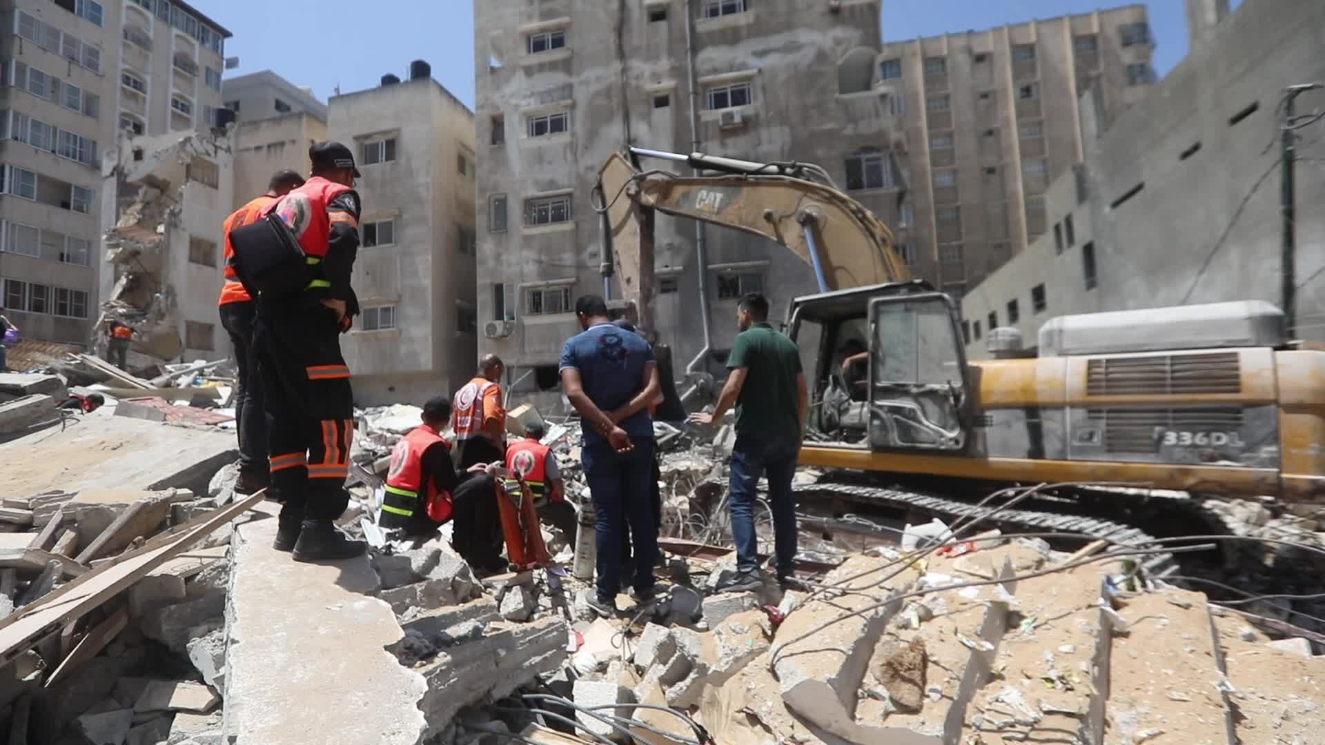 Israeli airstrike in Gaza City