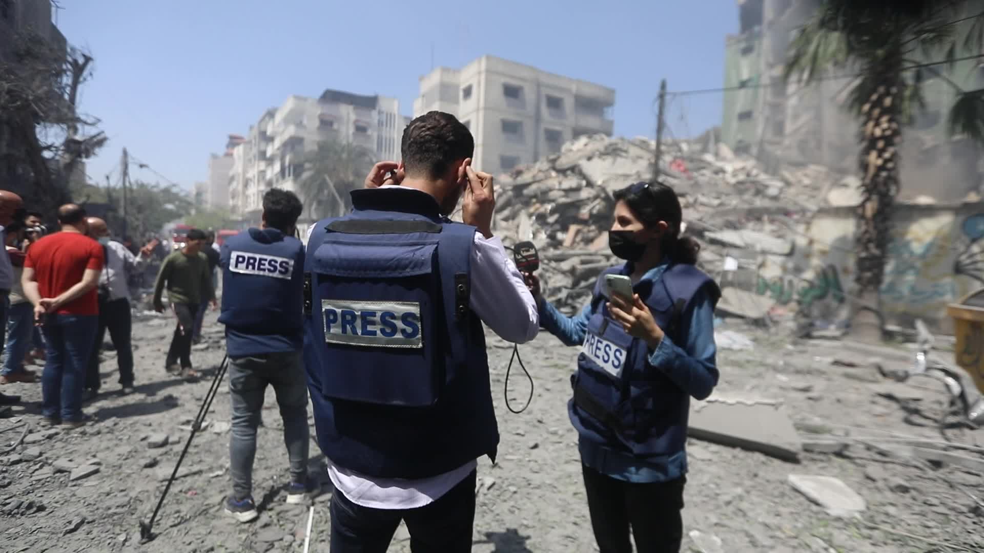 Israeli airstrike in Gaza City
