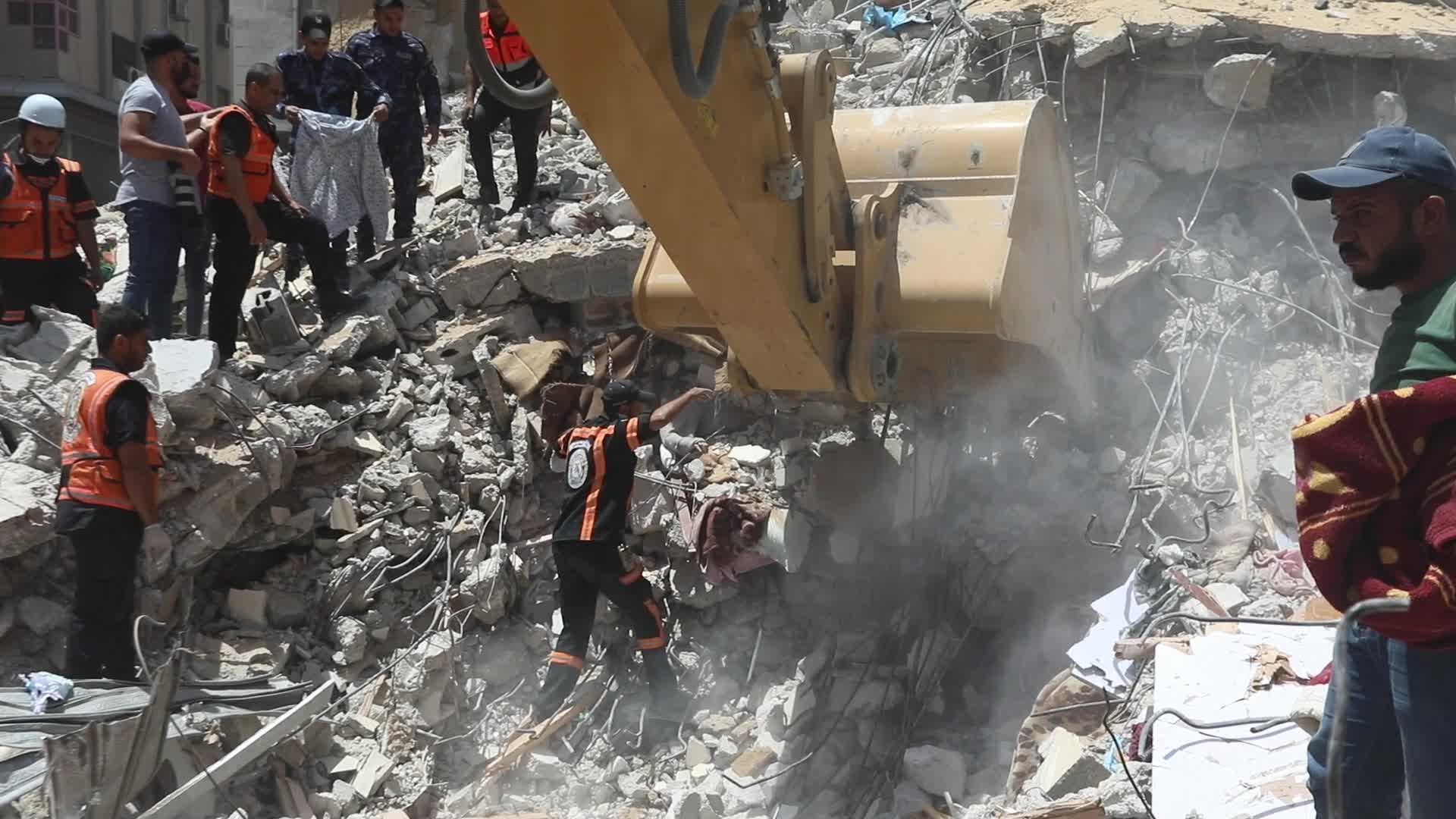 Israeli airstrike in Gaza City