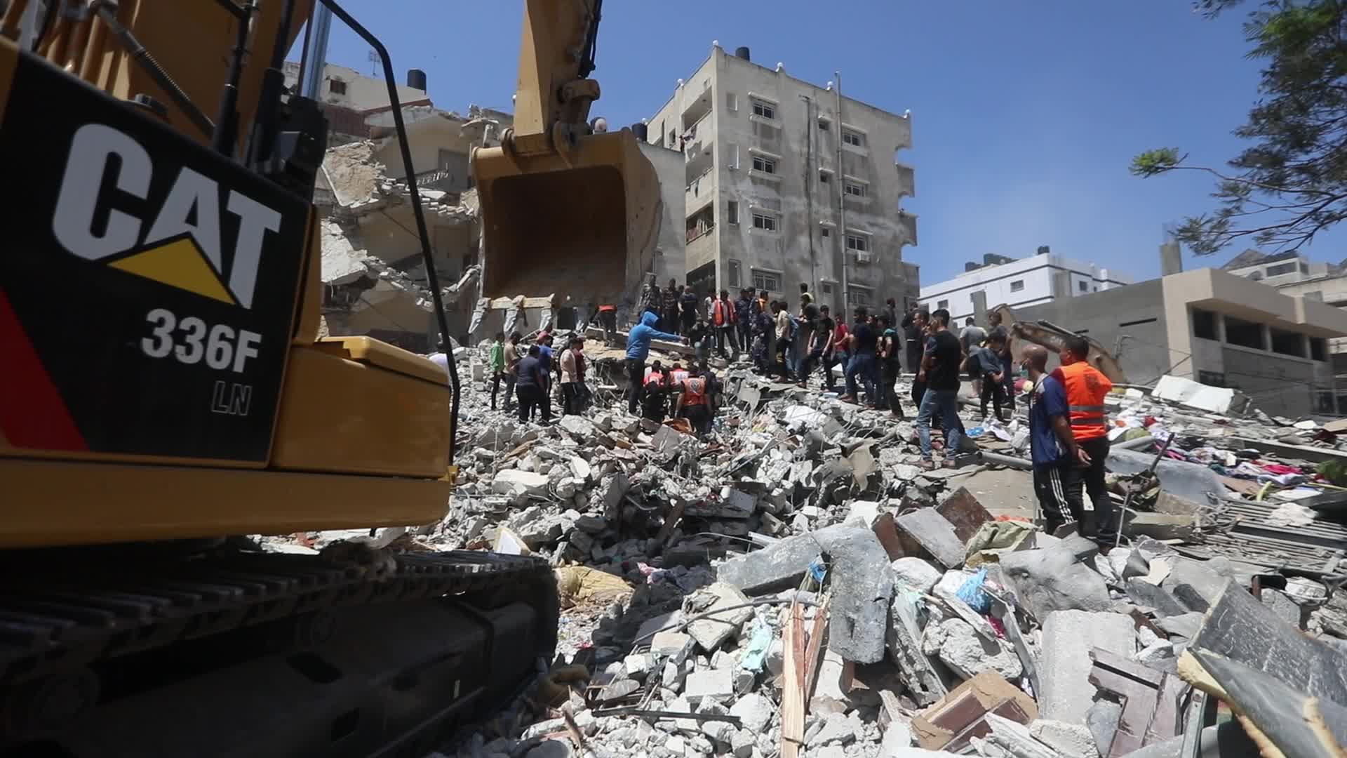 Israeli airstrike in Gaza City