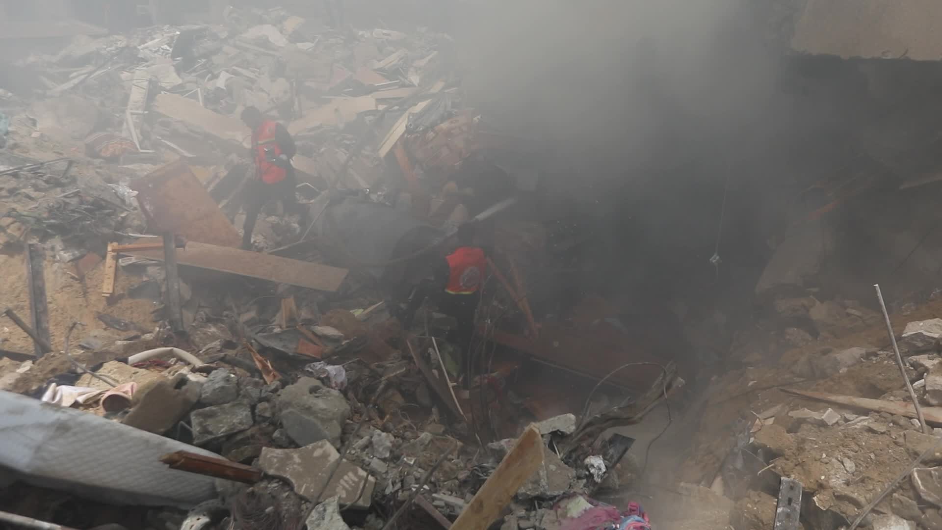Israeli airstrike in Gaza City