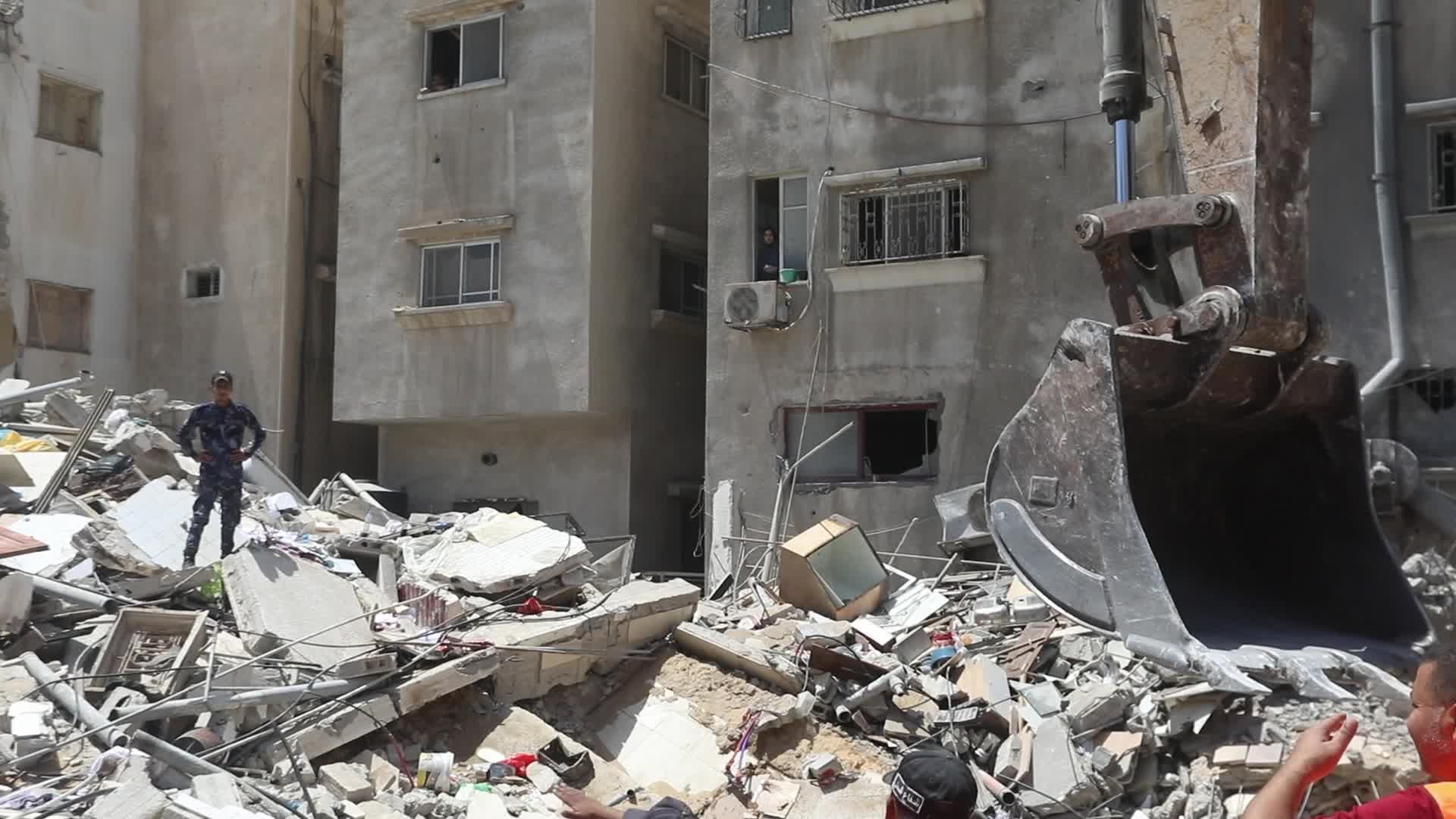 Israeli airstrike in Gaza City