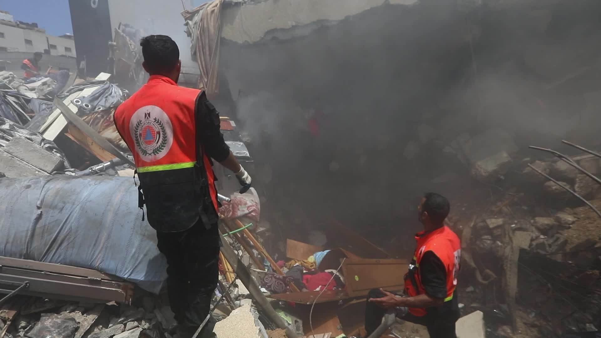 Israeli airstrike in Gaza City
