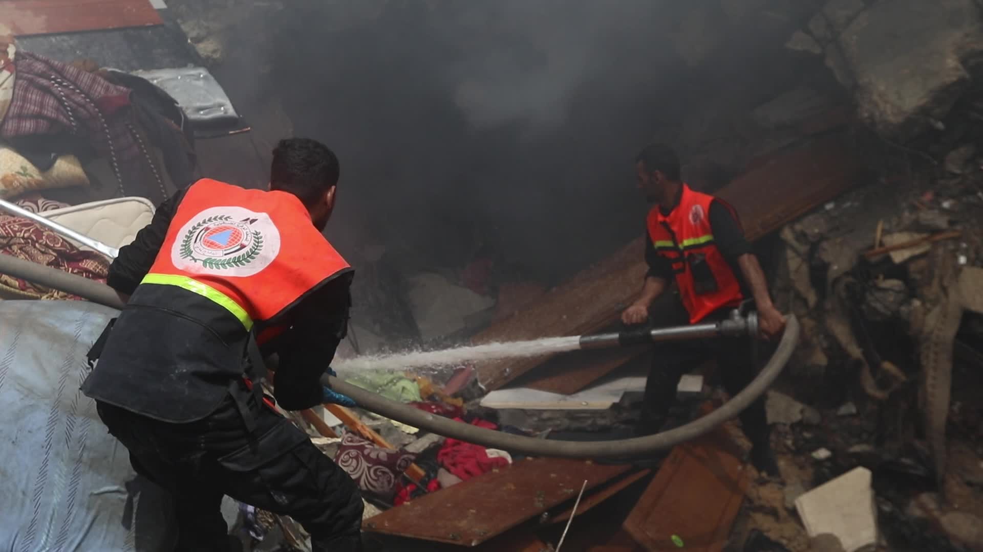 Israeli airstrike in Gaza City