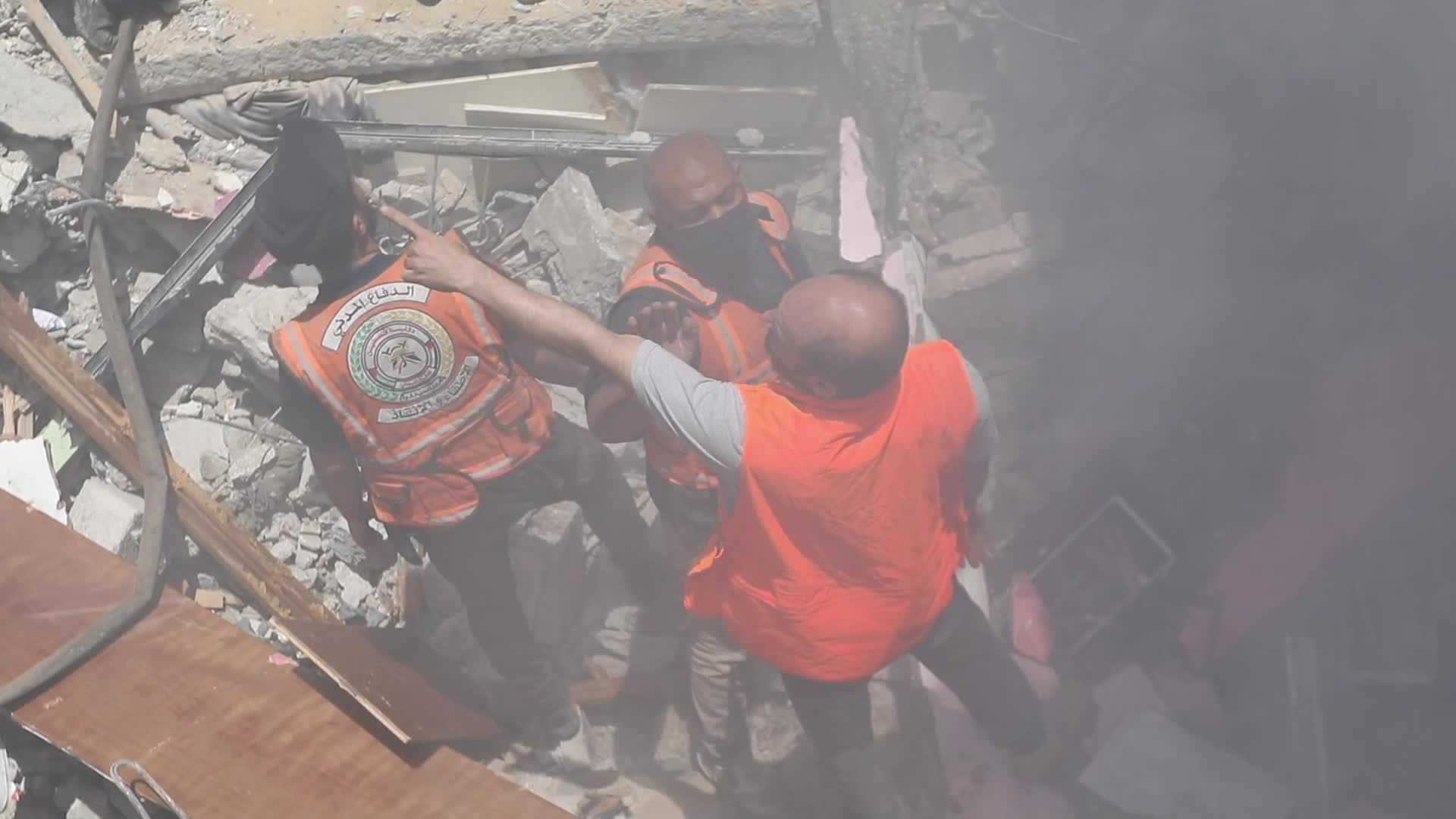 Israeli airstrike in Gaza City