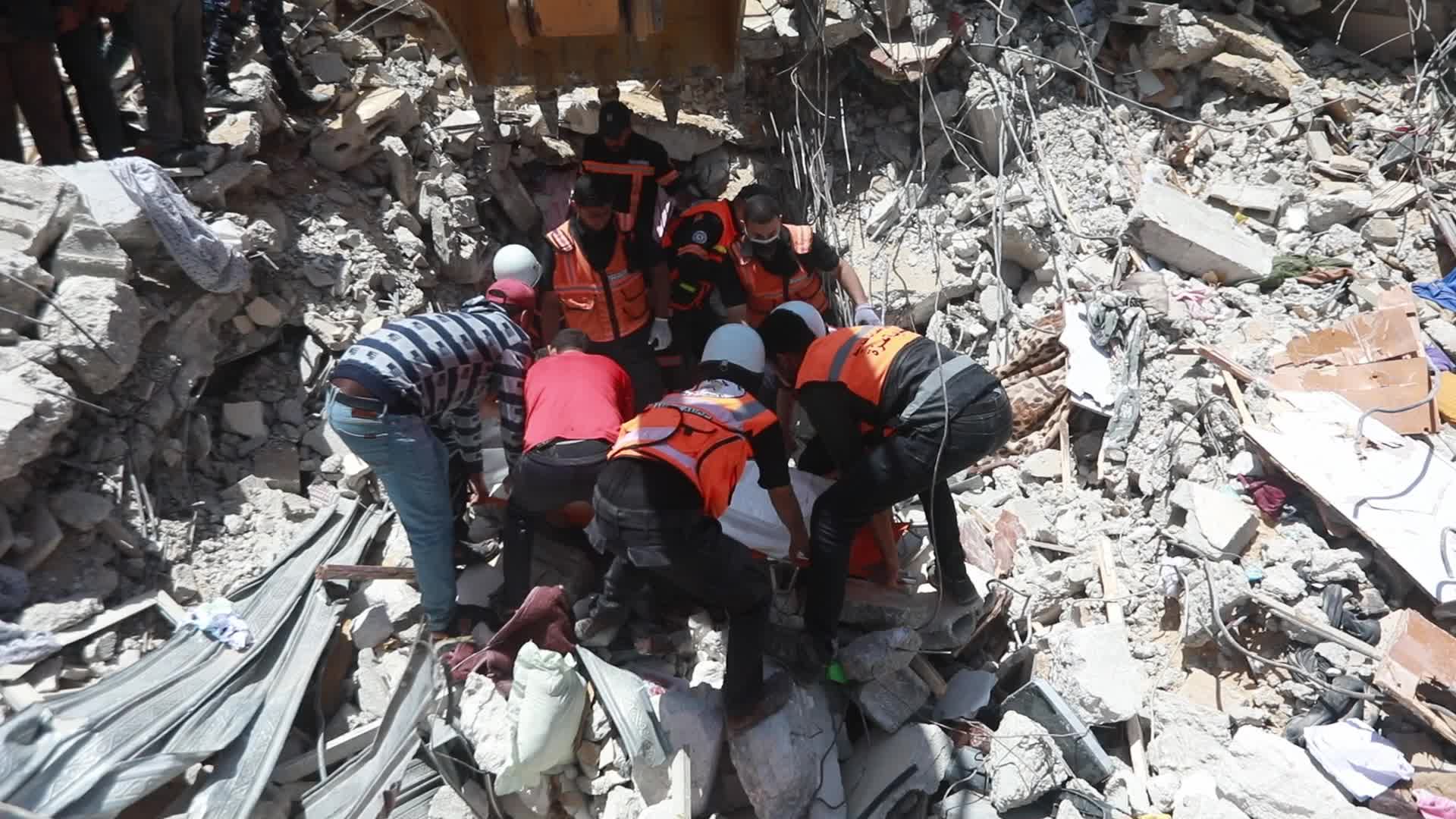 Israeli airstrike in Gaza City