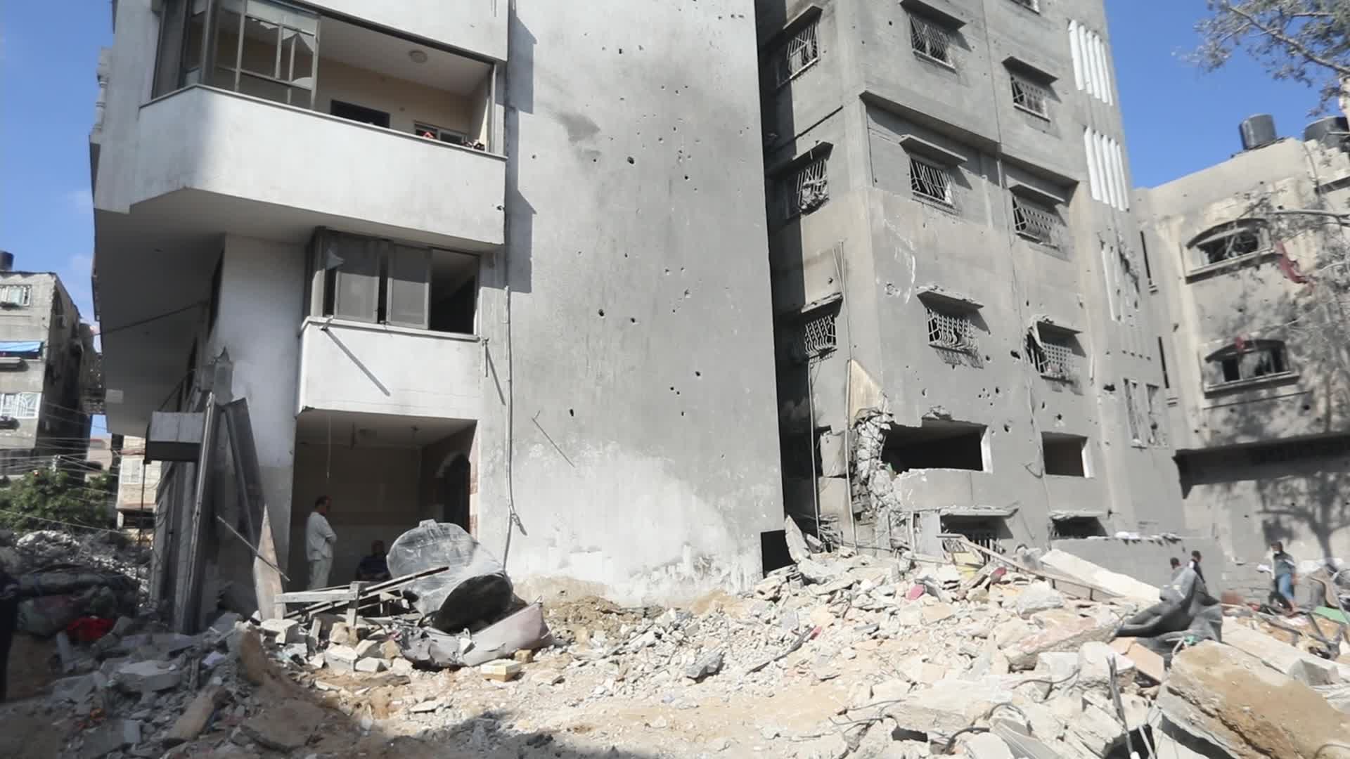 Israeli airstrike in Gaza City