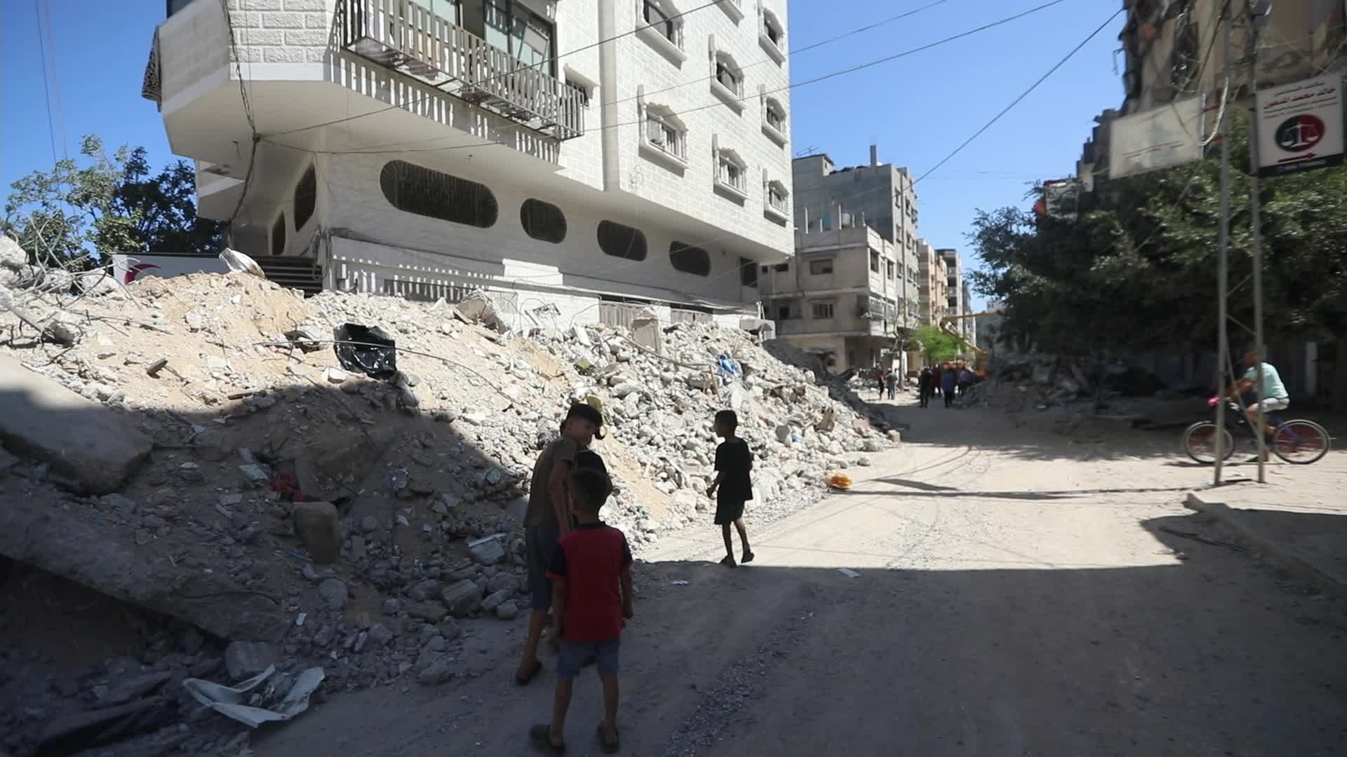 Israeli airstrike in Gaza City
