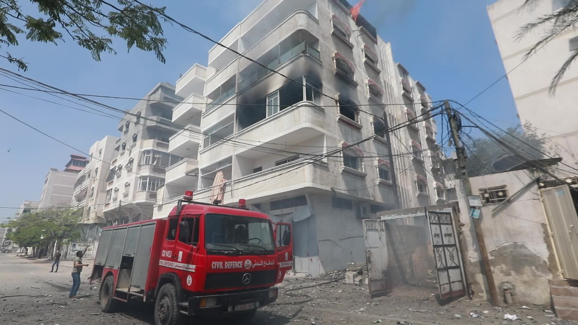 Israeli airstrike in Gaza City