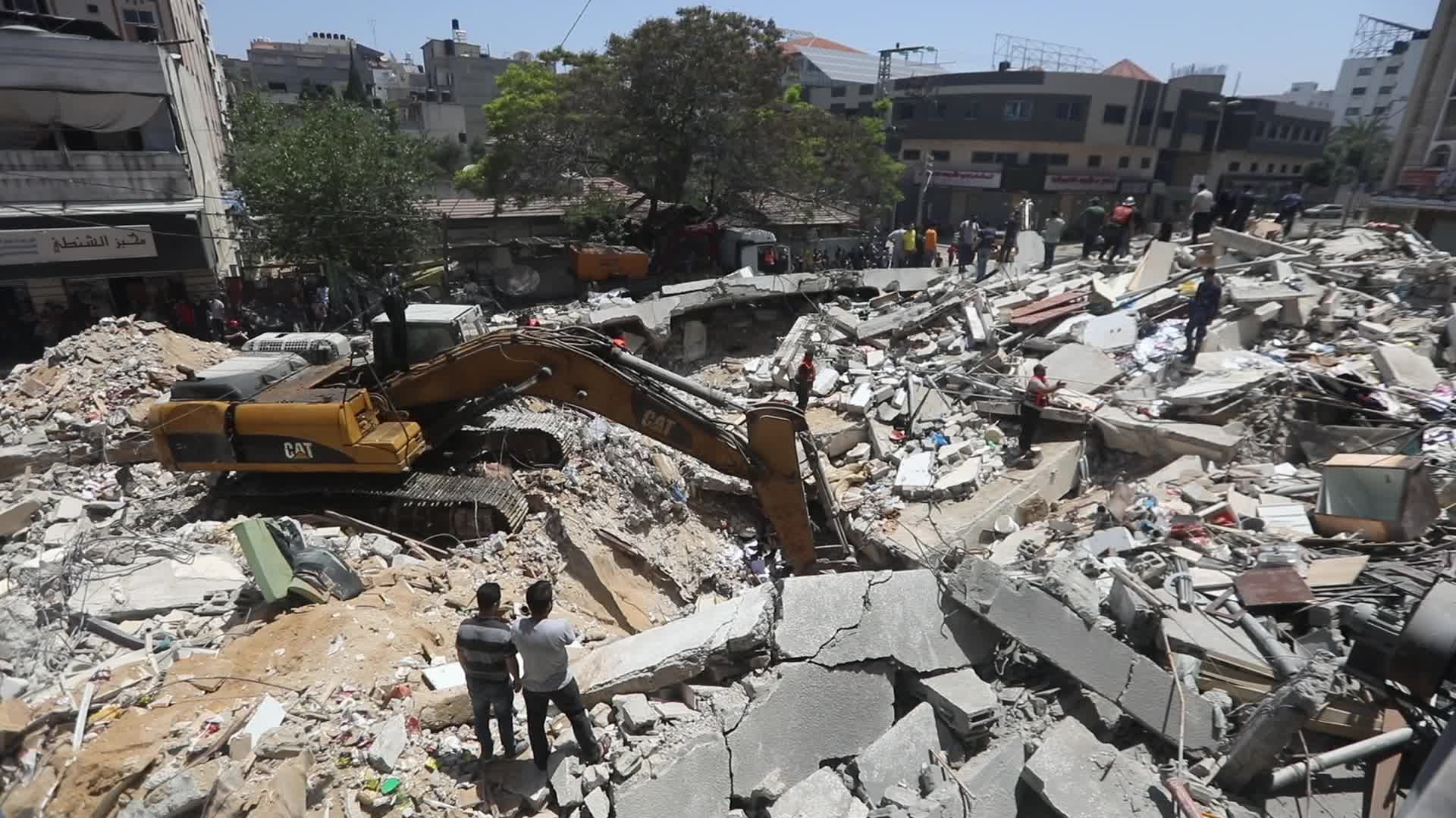 Israeli airstrike in Gaza City